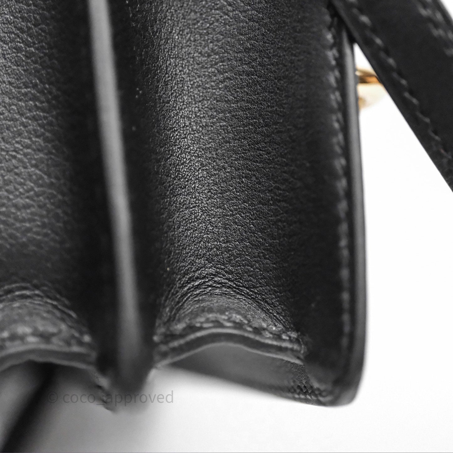 Hermès Roulis Mini 18 Black Noir 89 Gold Hardware