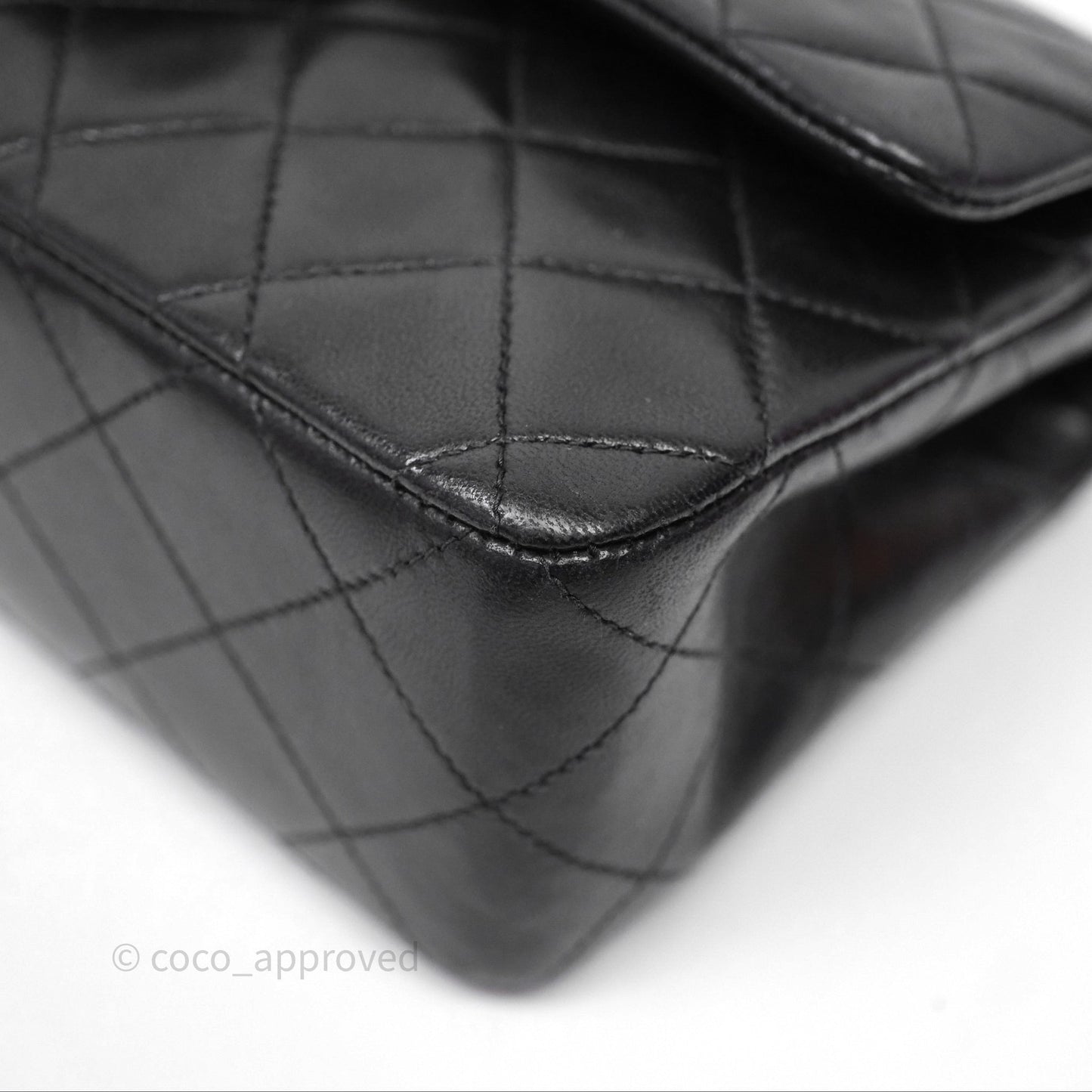 Chanel Classic Vintage Small Flap Black Lambskin 24K Gold Hardware