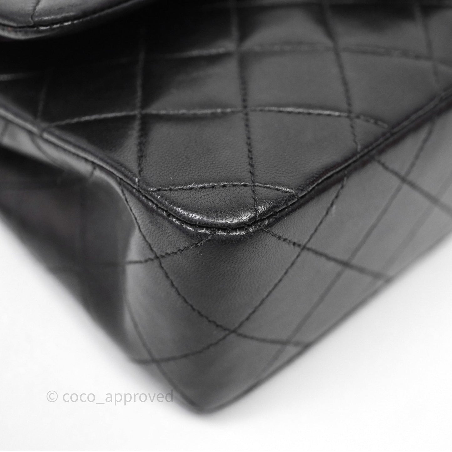 Chanel Classic Vintage Small Flap Black Lambskin 24K Gold Hardware