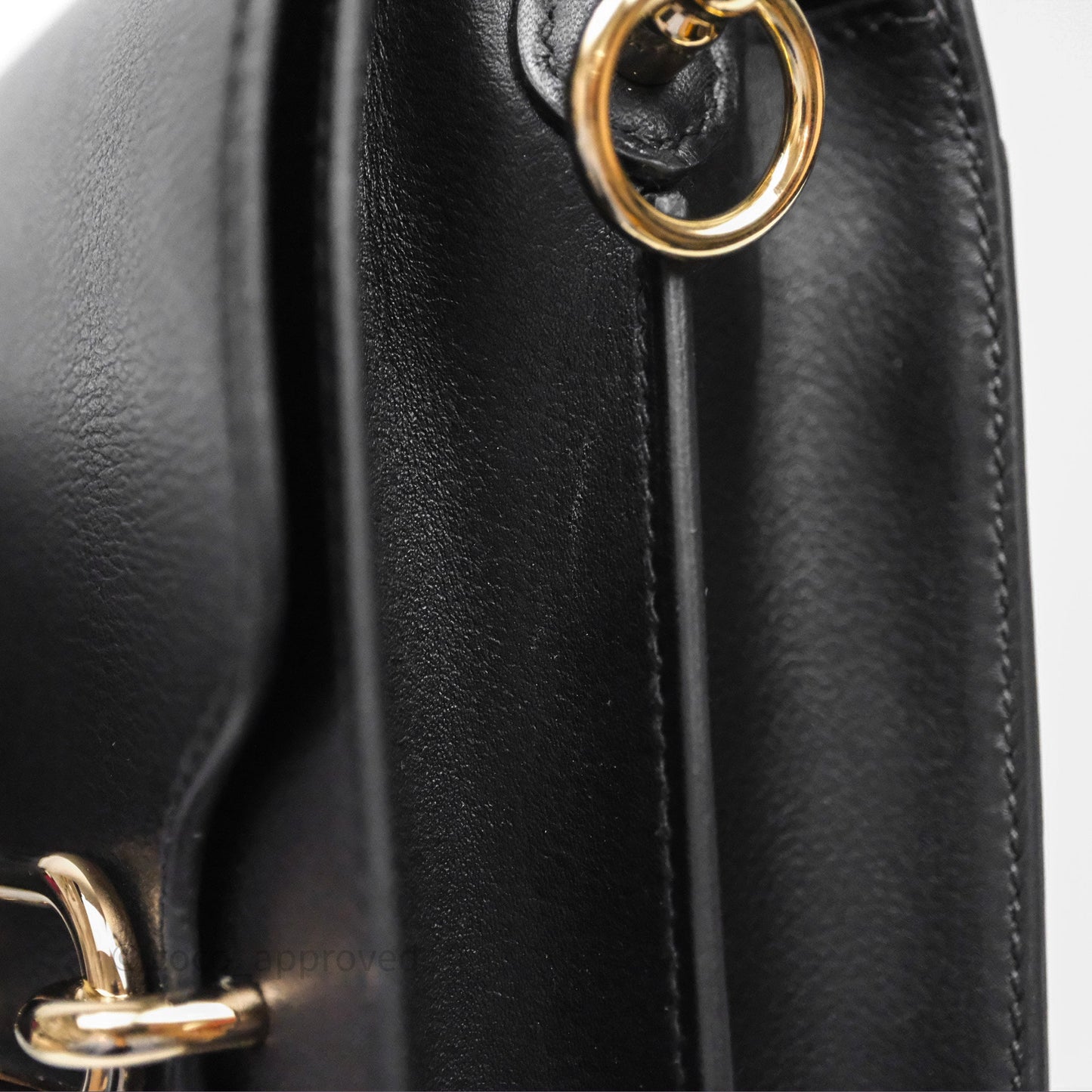 Hermès Roulis Mini 18 Black Noir 89 Gold Hardware