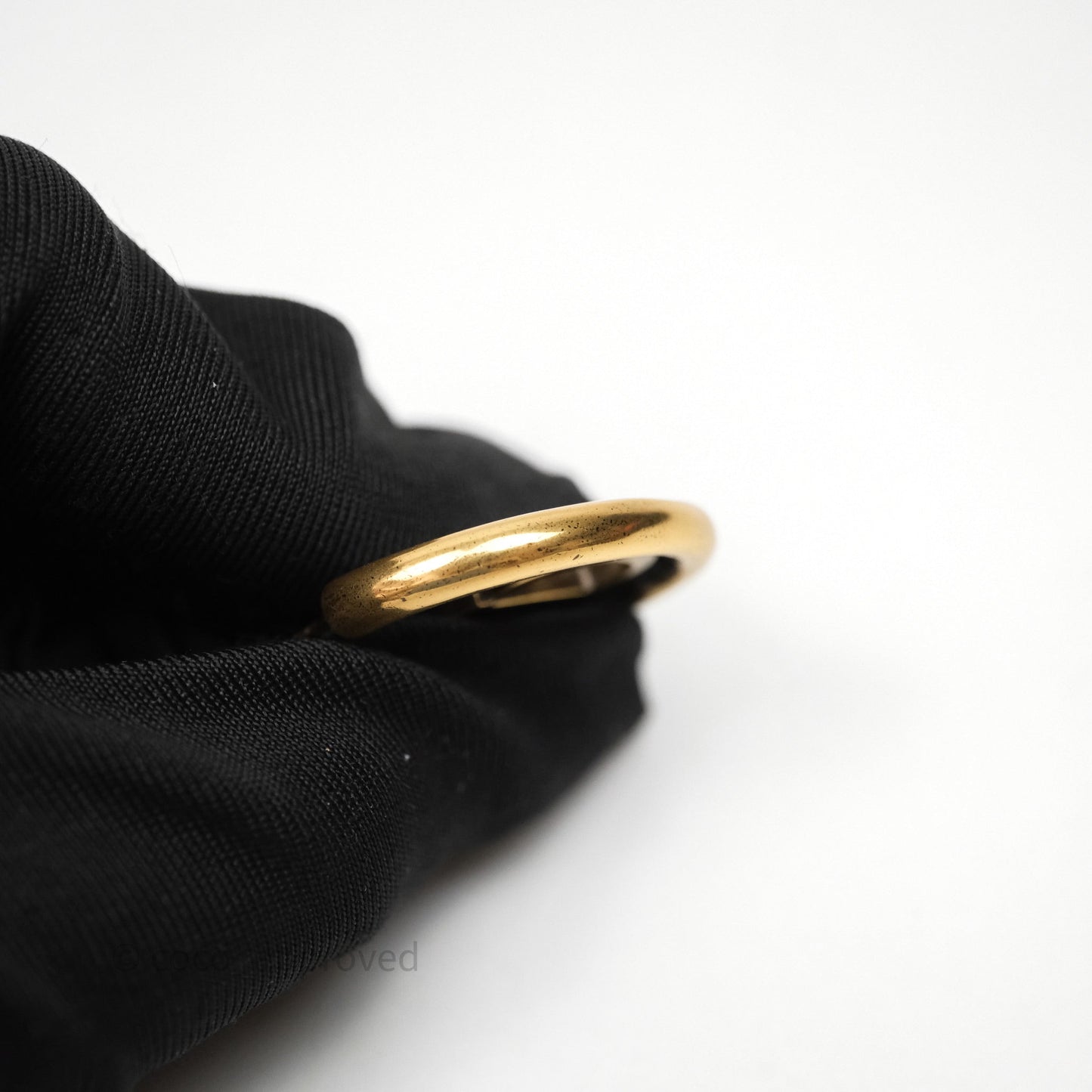 Christian Dior 30 Montaigne Crystal Hoop Earrings Gold Tone