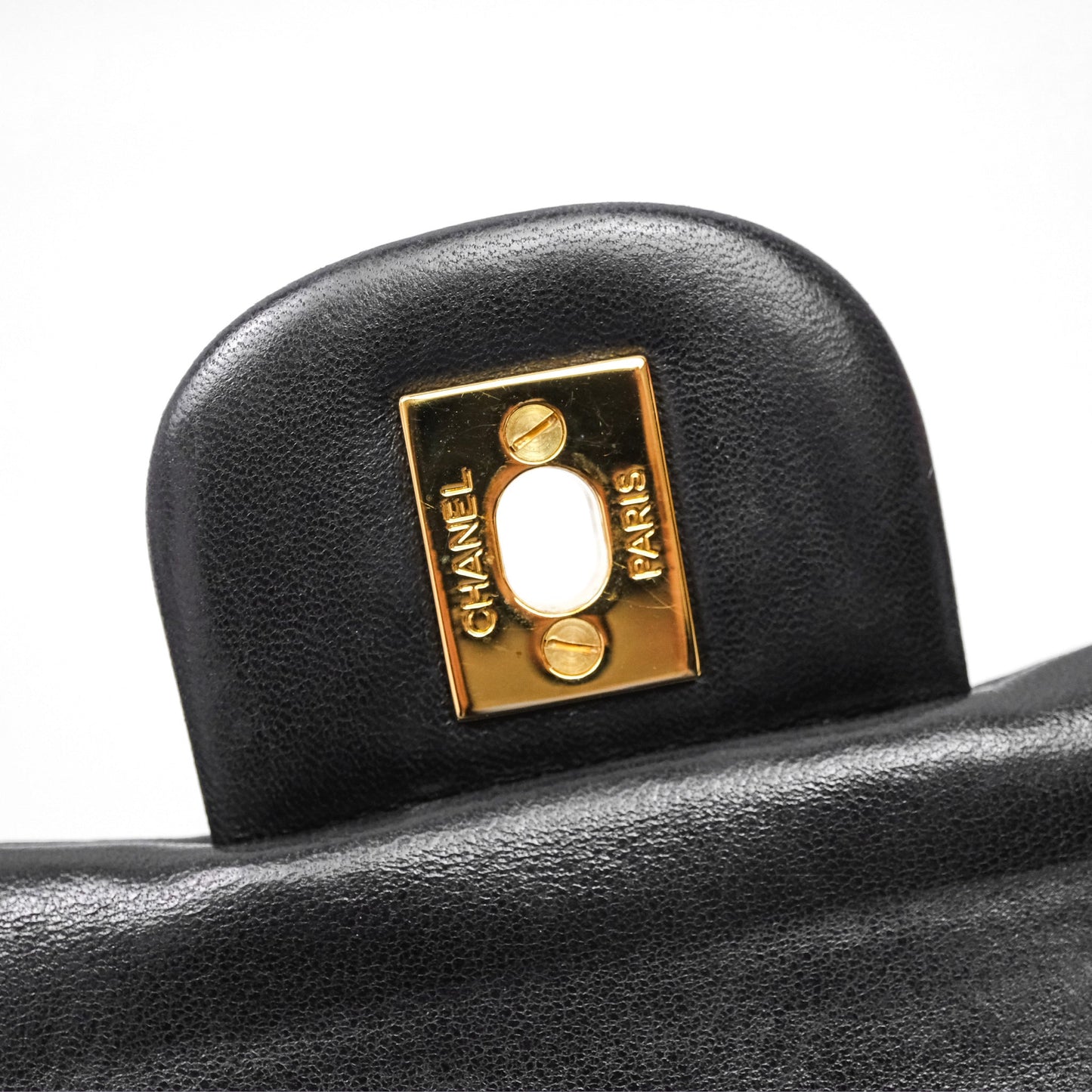 Chanel Classic Vintage Small Flap Black Lambskin 24K Gold Hardware
