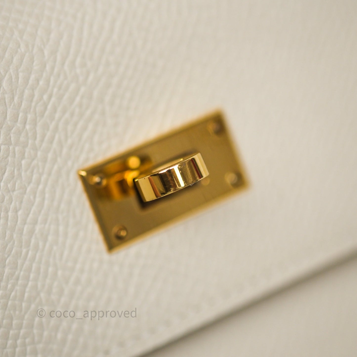 Hermès Kelly To Go Wallet Craie 10 Epsom Gold Hardware