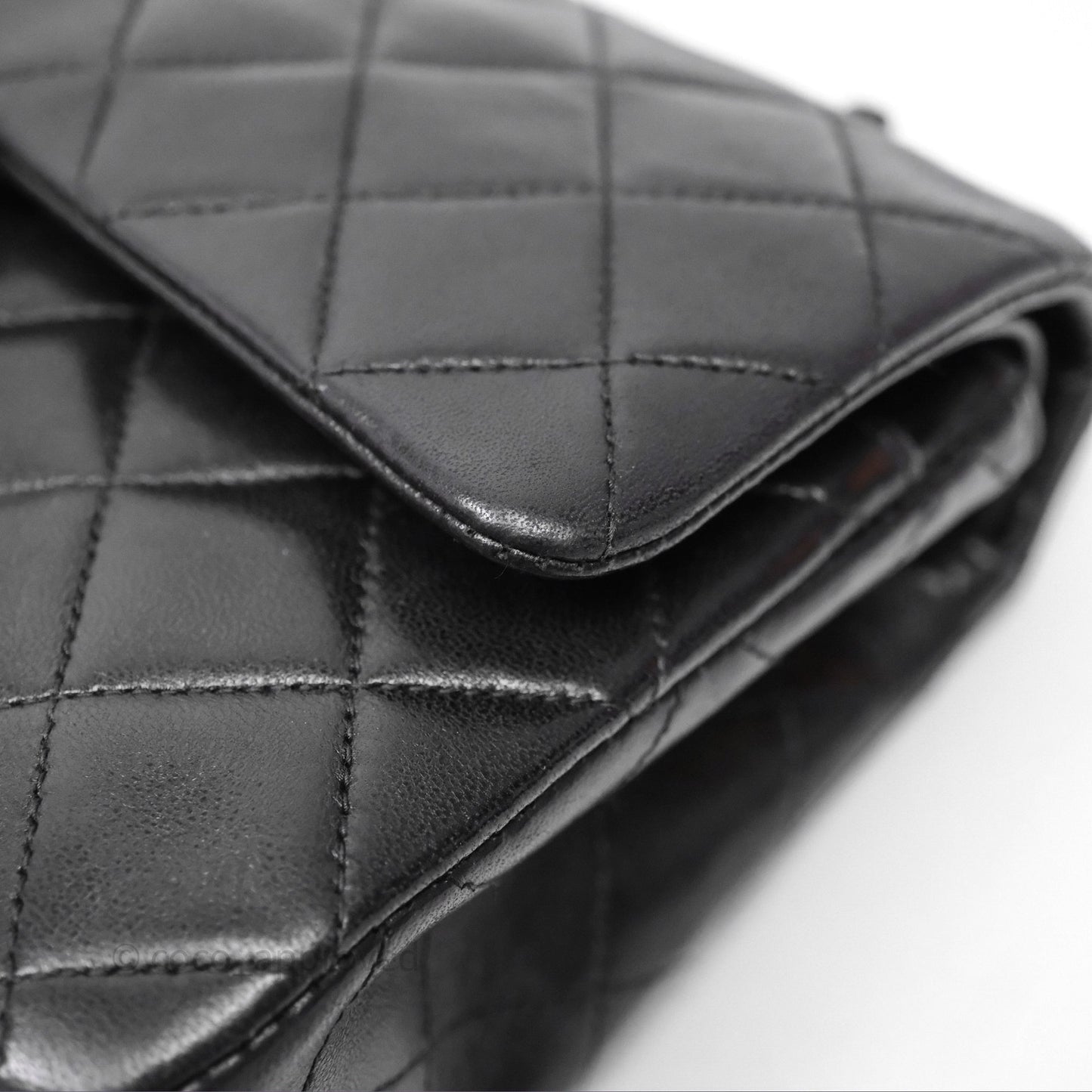 Chanel Classic Vintage Small Flap Black Lambskin 24K Gold Hardware