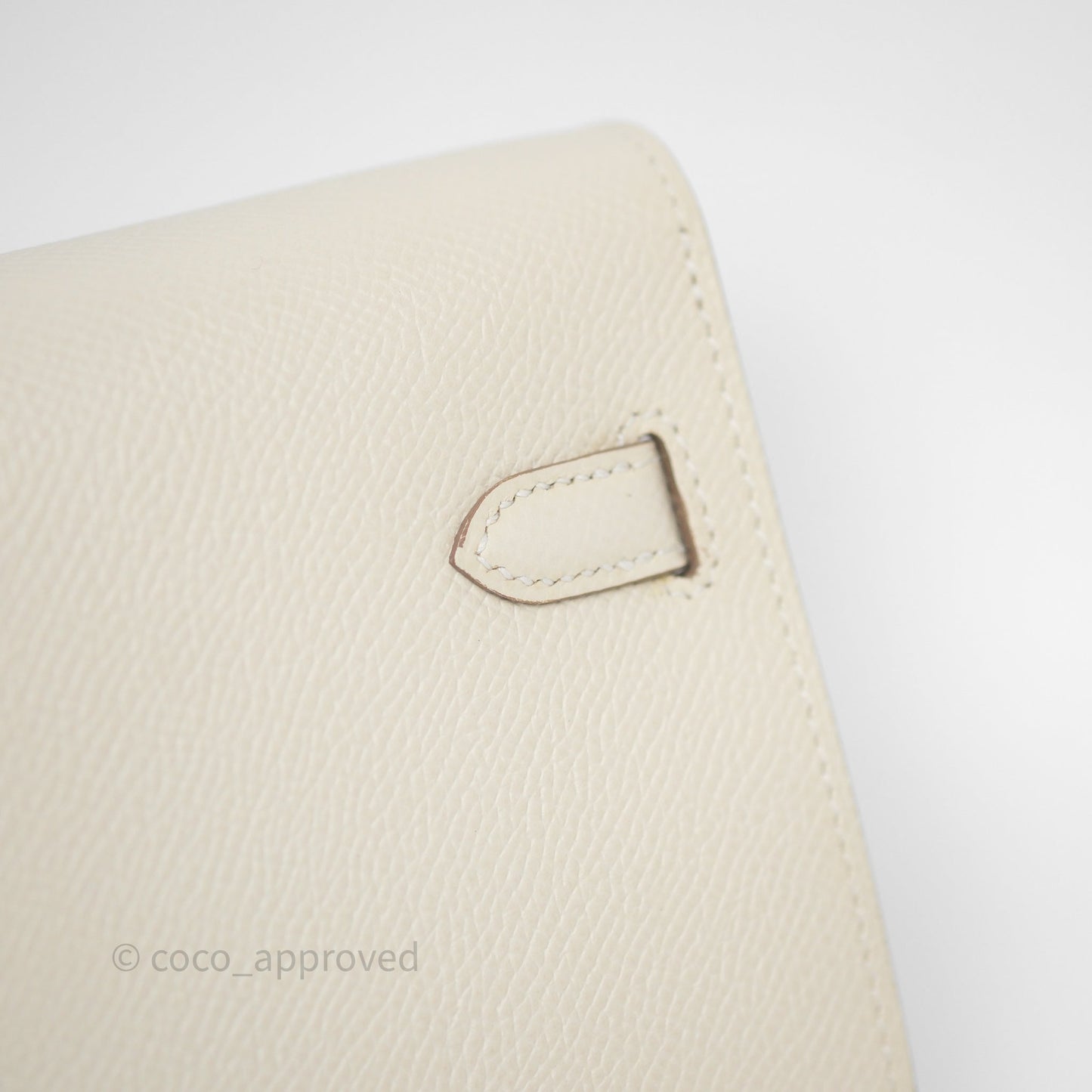 Hermès Kelly To Go Wallet Craie 10 Epsom Gold Hardware