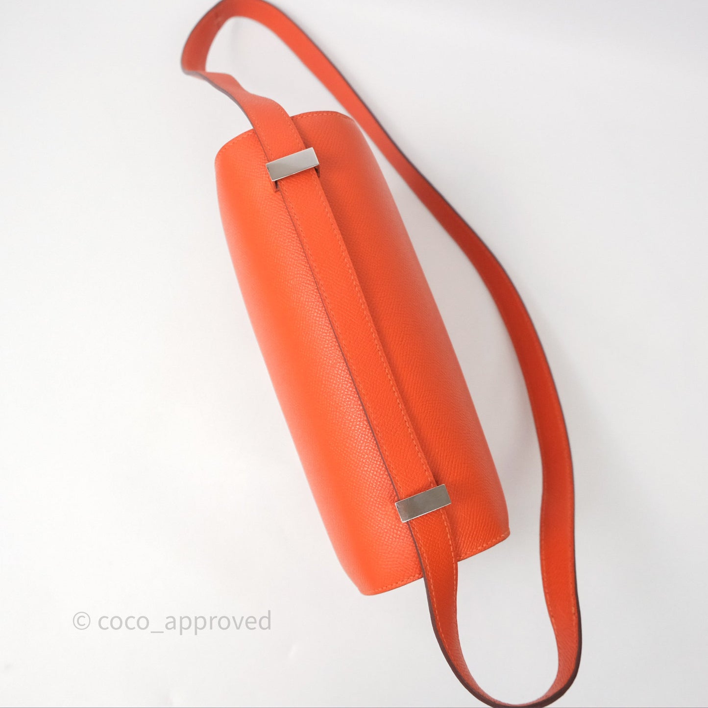 Hermès Constance 24 Orange Epsom Palladium Hardware
