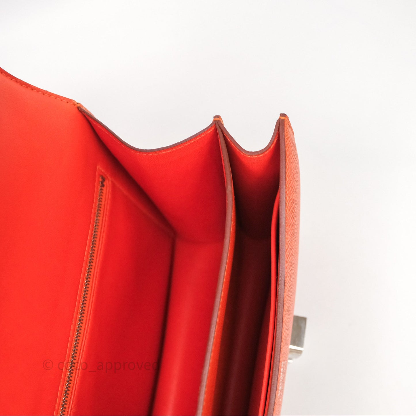 Hermès Constance 24 Orange Epsom Palladium Hardware