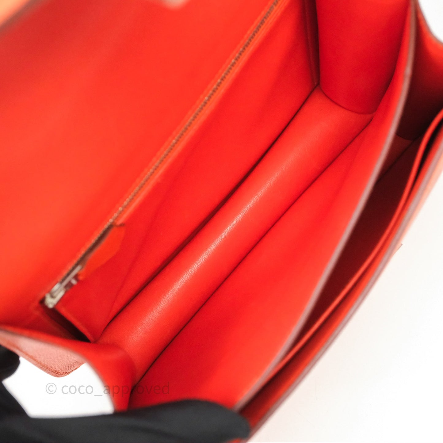 Hermès Constance 24 Orange Epsom Palladium Hardware