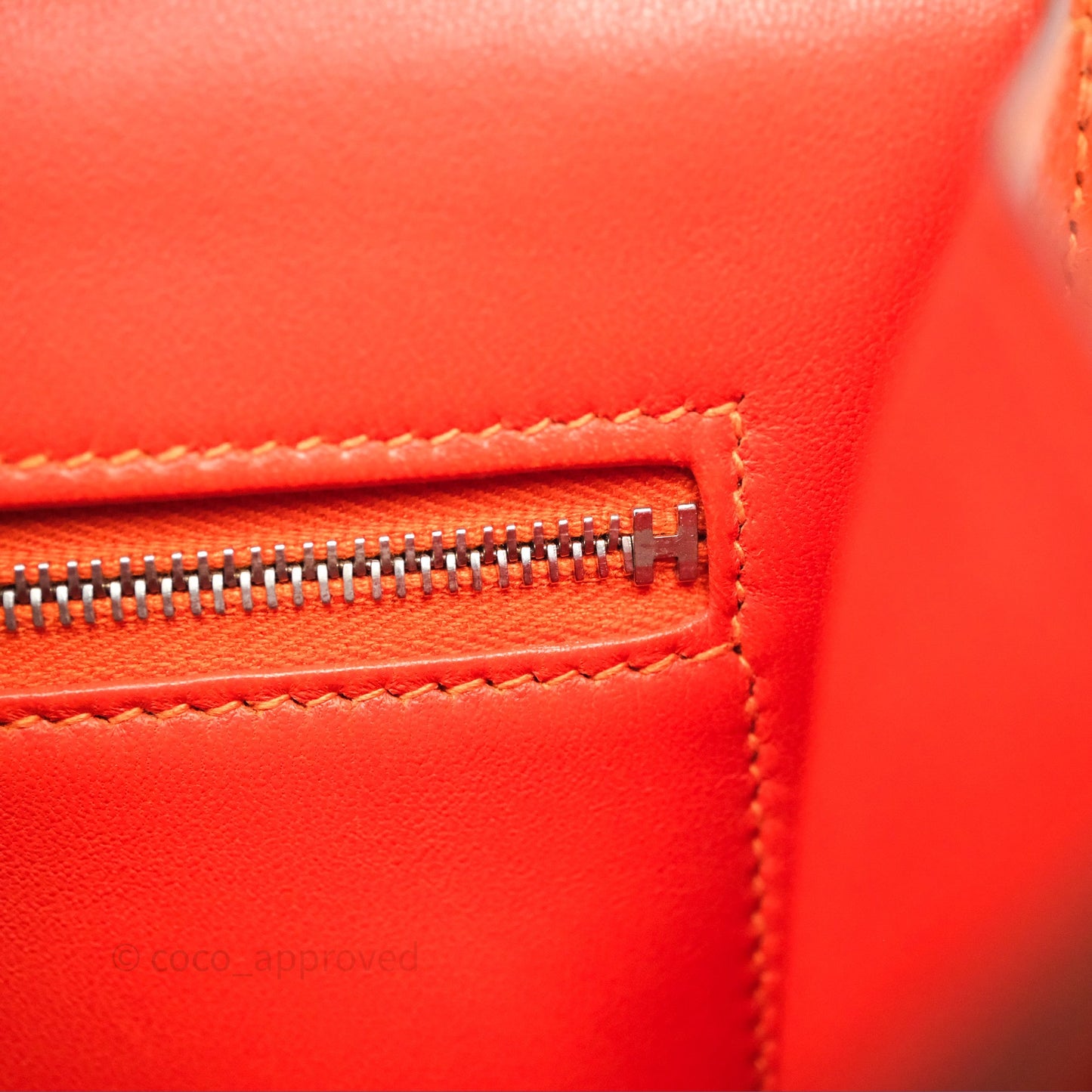 Hermès Constance 24 Orange Epsom Palladium Hardware