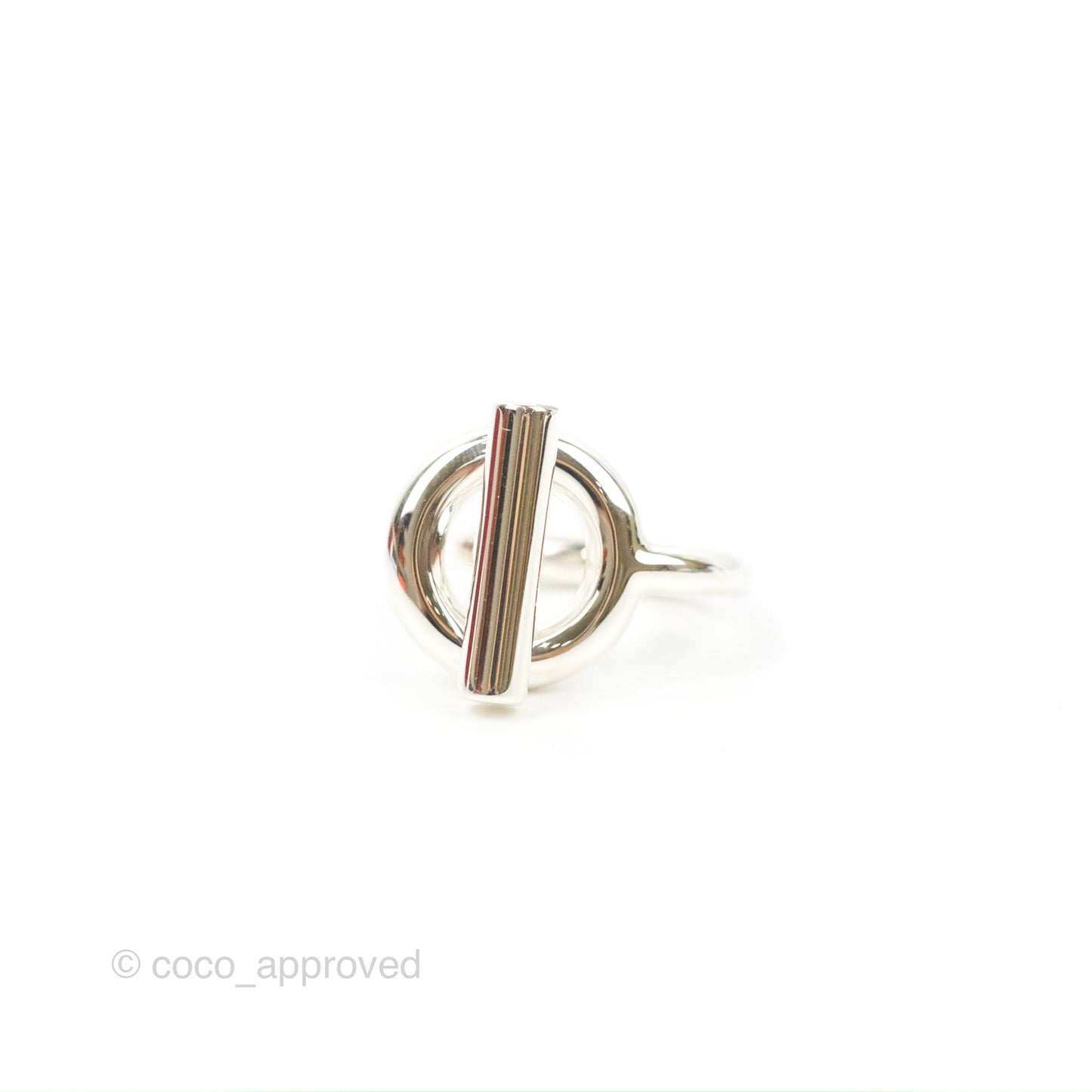Hermès Echappee Ring GM Sterling Silver
