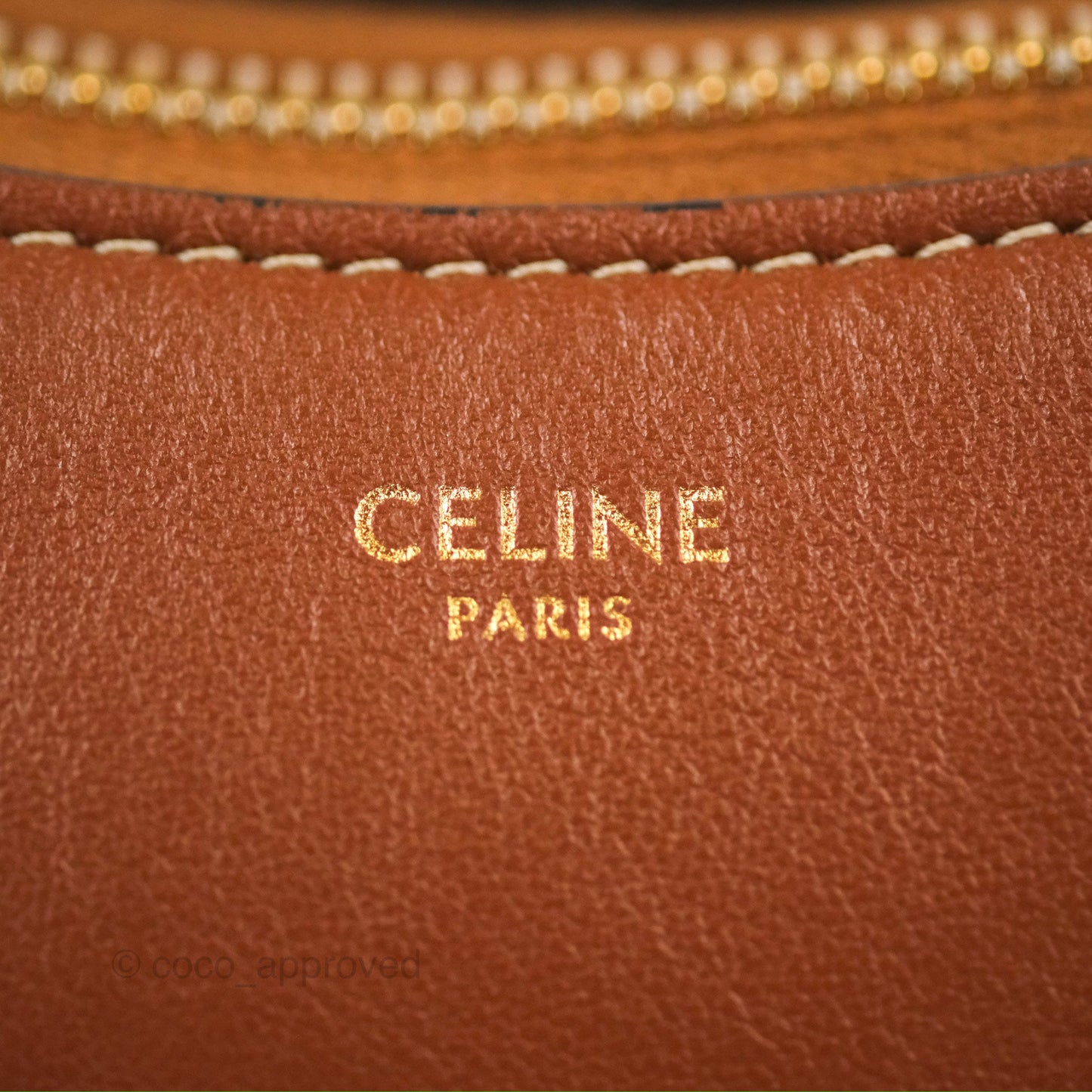 Celine Ava Bag In Smooth Calfskin Tan