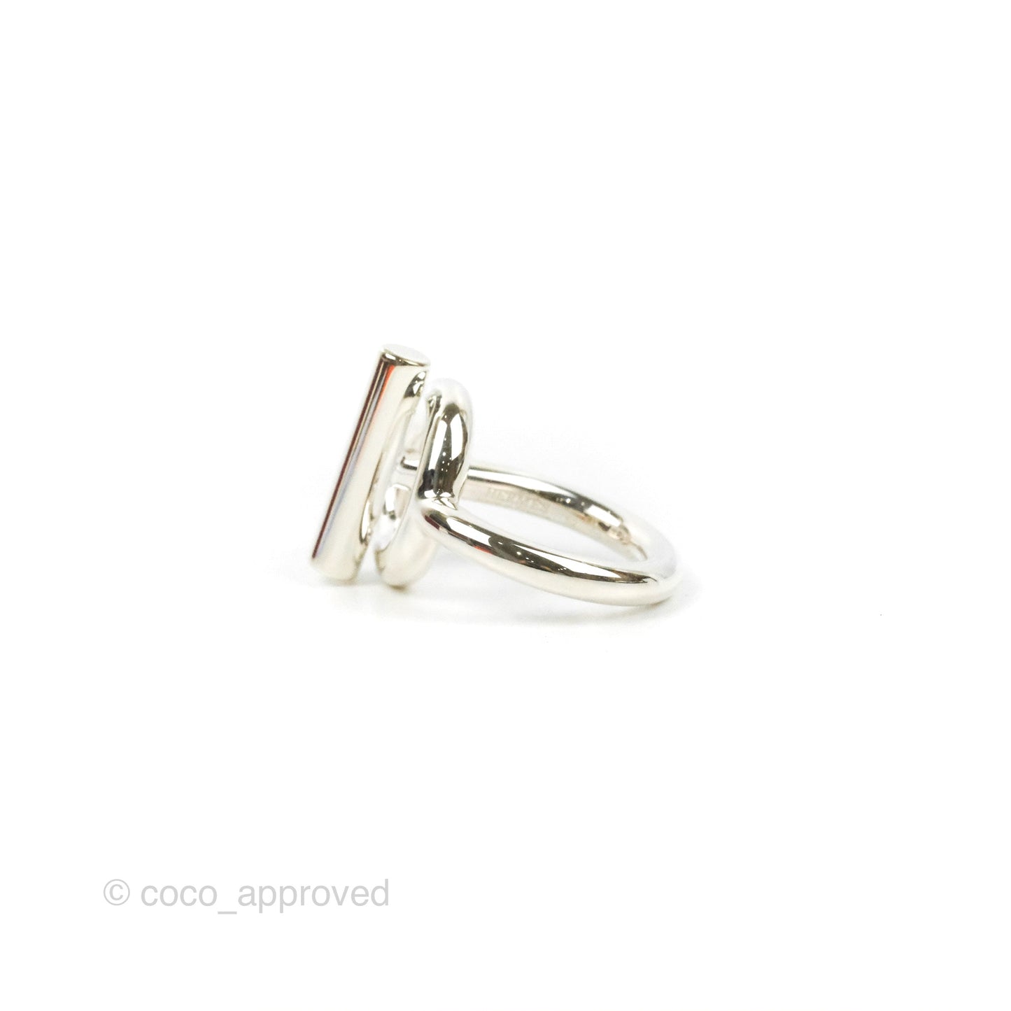 Hermès Echappee Ring GM Sterling Silver