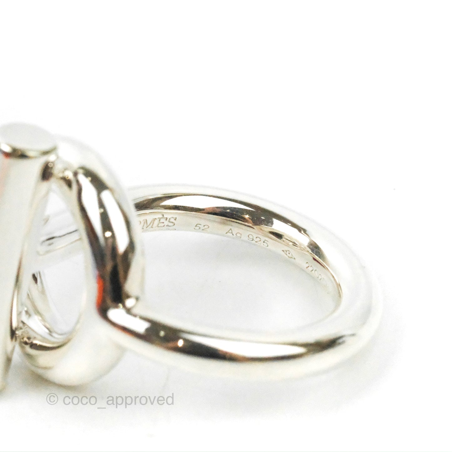 Hermès Echappee Ring GM Sterling Silver