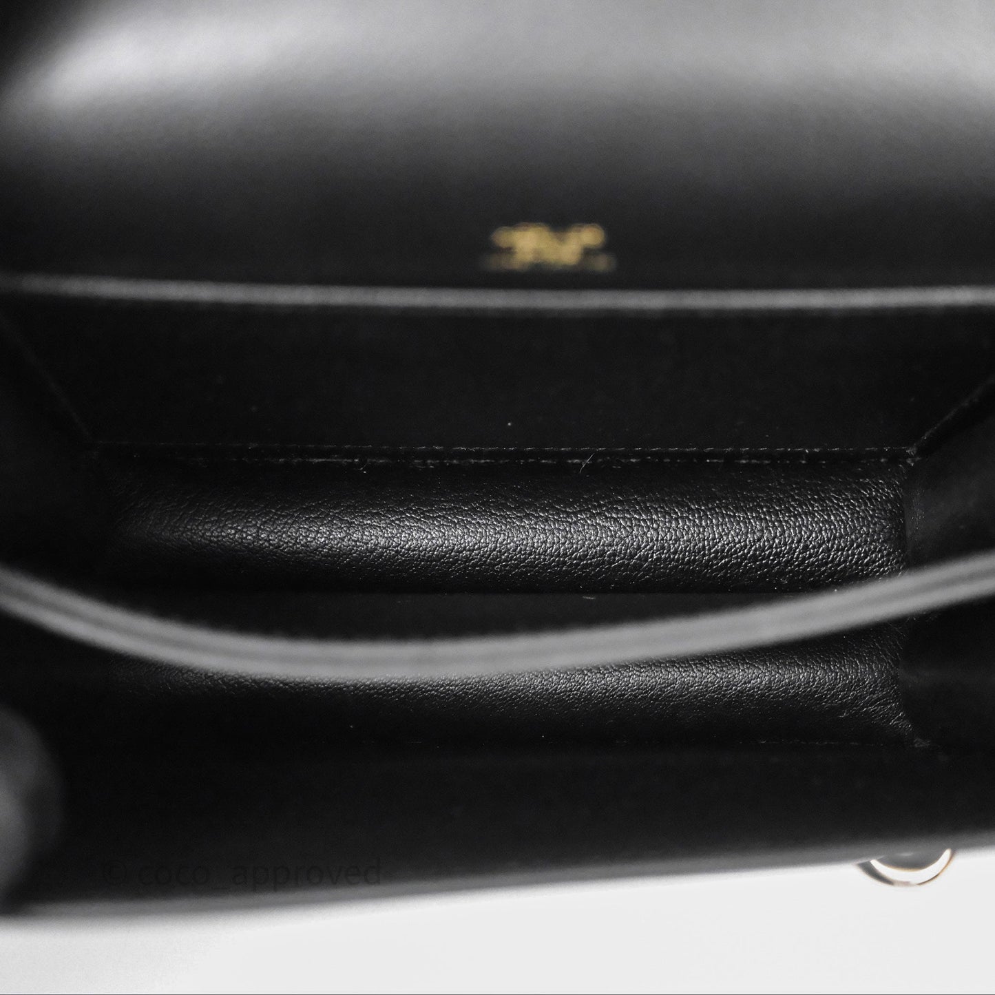 Hermès Roulis Mini 18 Black Noir 89 Gold Hardware