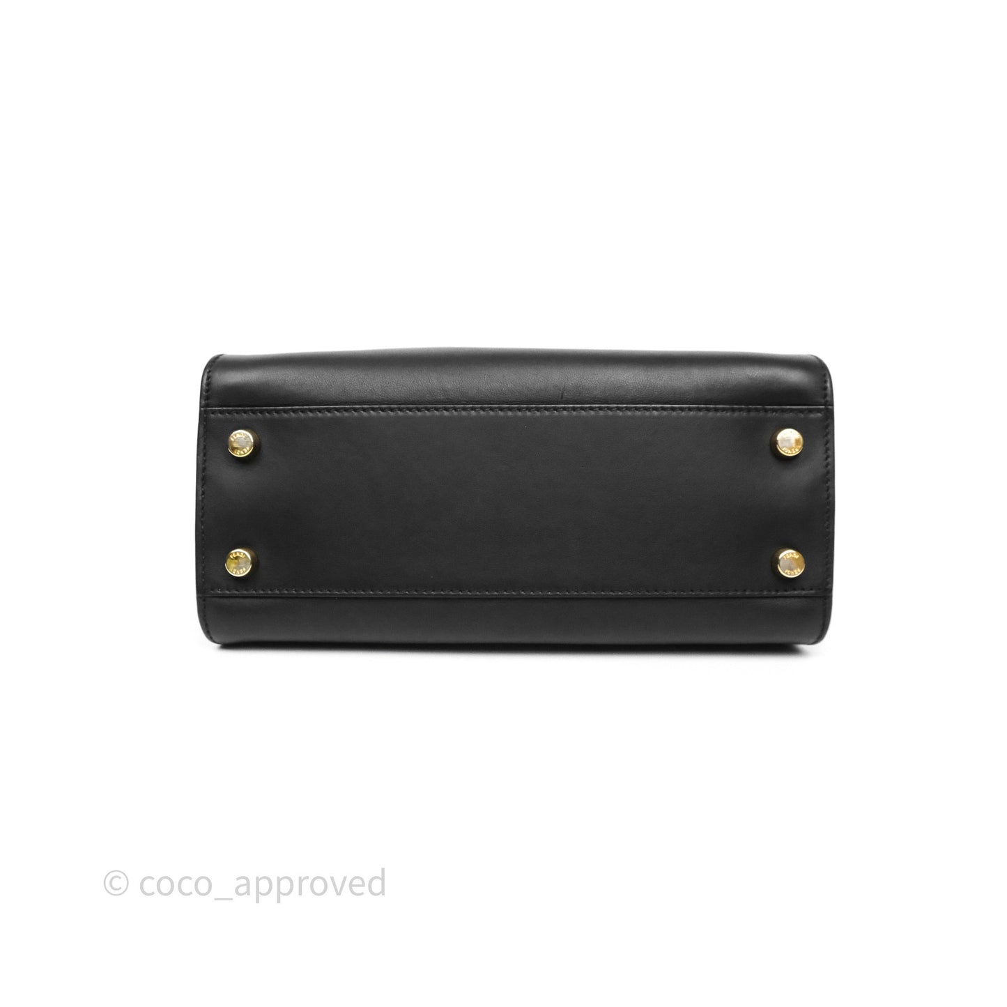 Fendi Peekaboo Essentially Bag in Black Calfskin