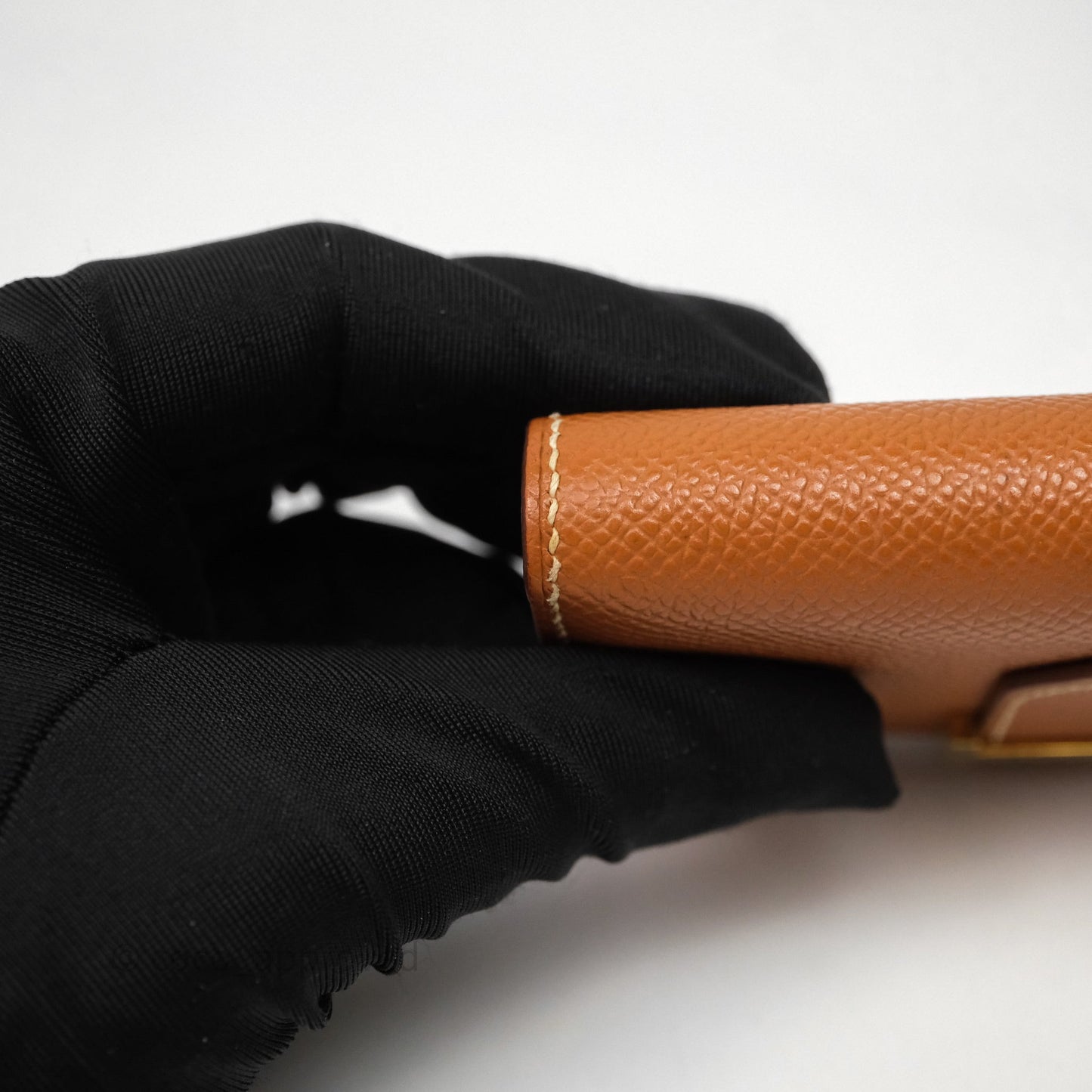 Hermes Bearn Mini Wallet Gold Epsom Gold Hardware