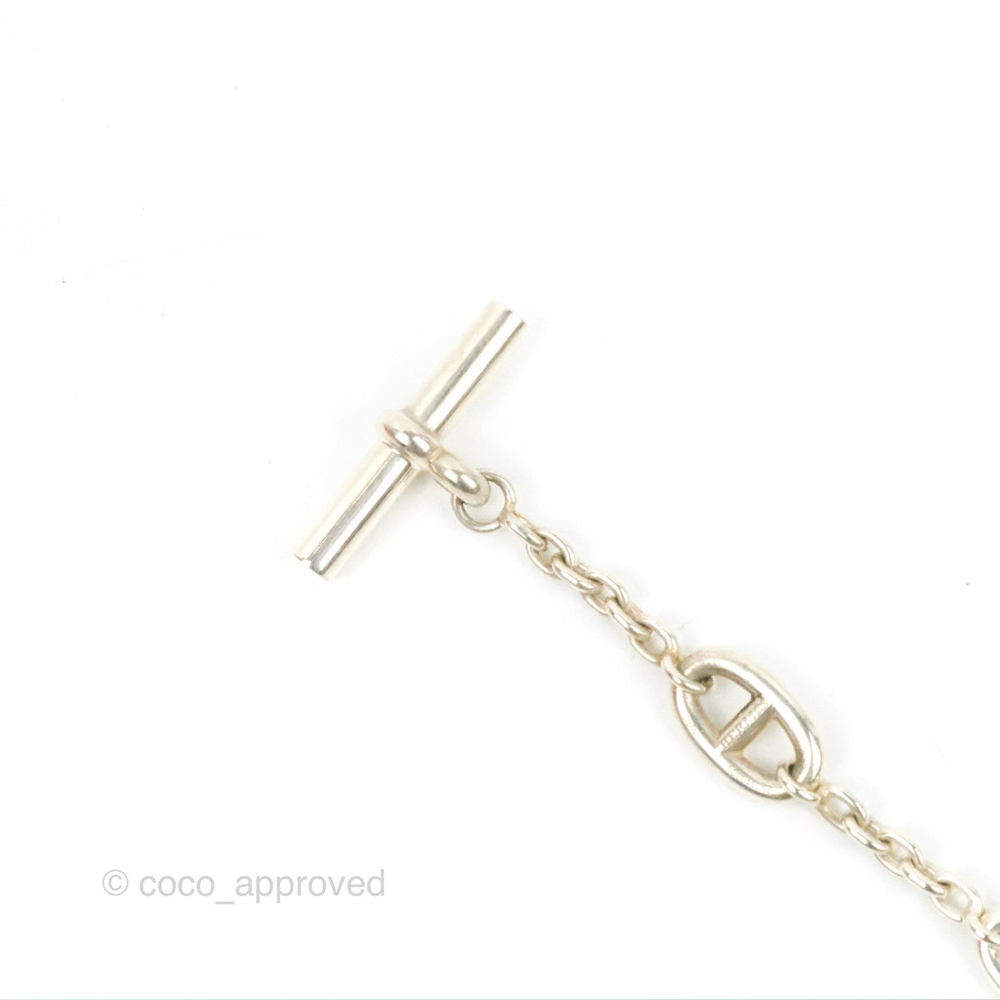 Hermès Farandole Long Necklace Palladium Hardware
