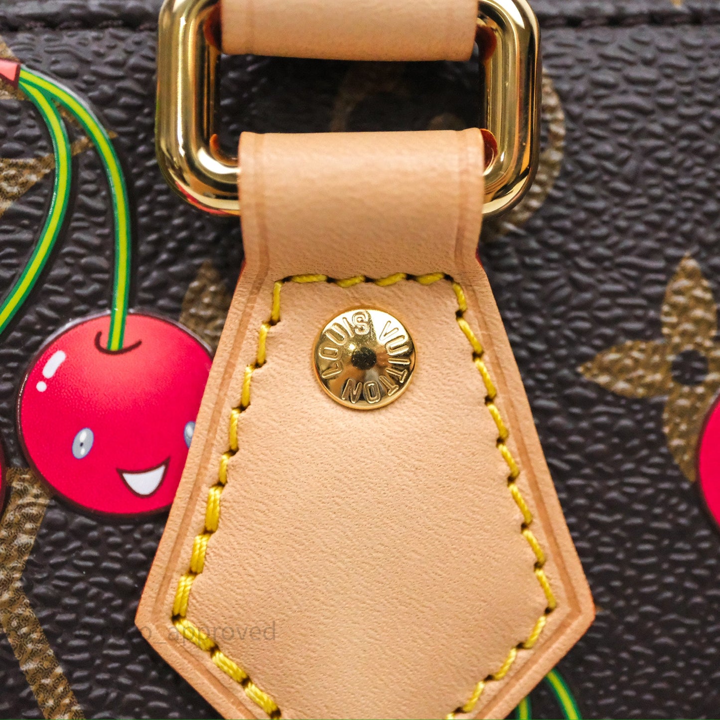 LV x TM Speedy Bandoulière 20 Monogram Cherry Coated Canvas