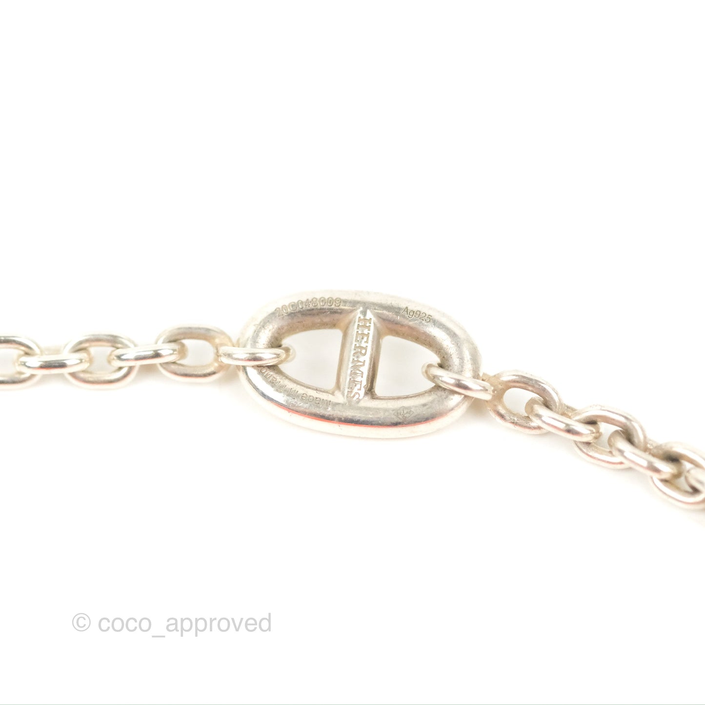 Hermès Farandole Long Necklace Palladium Hardware