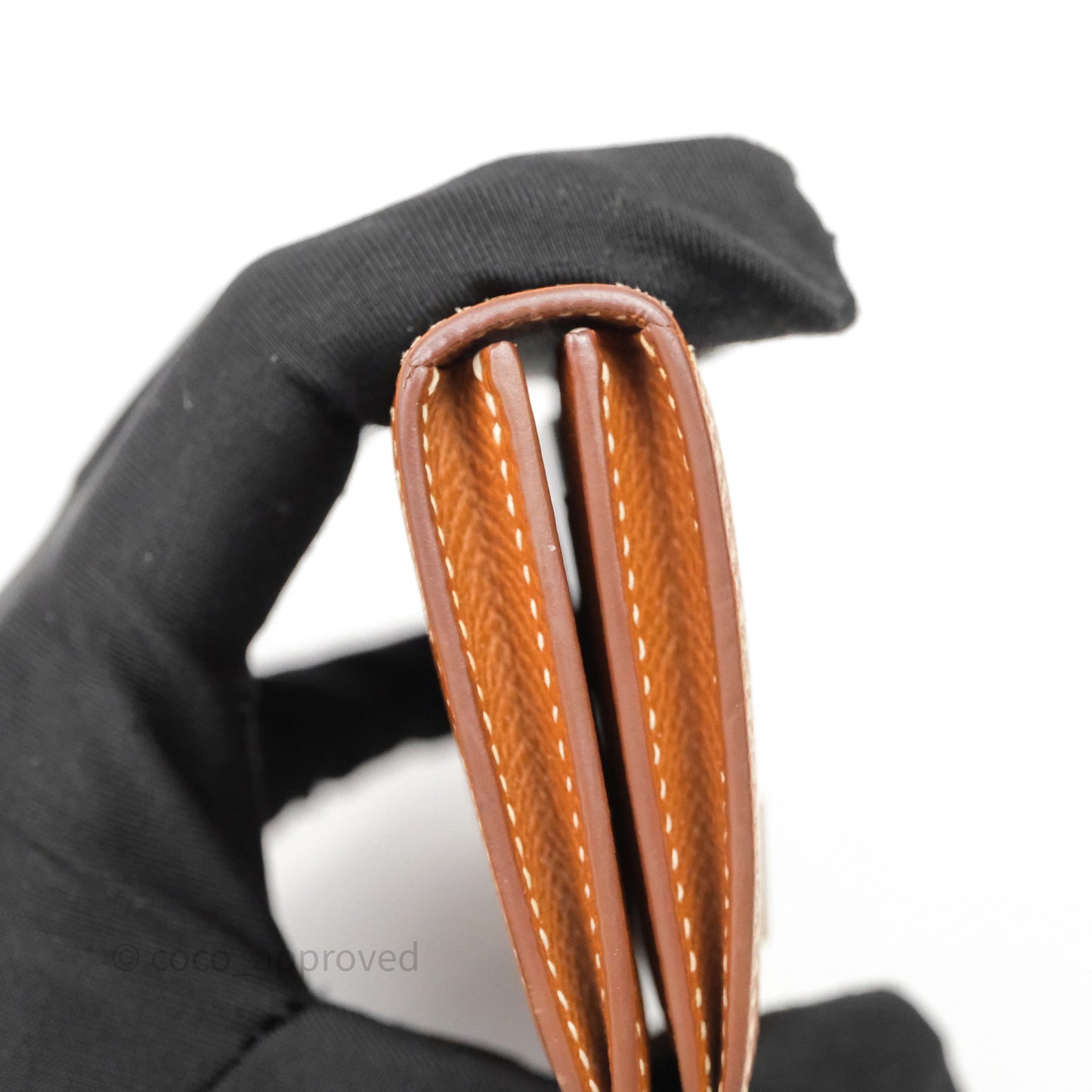 Hermes Bearn Mini Wallet Gold Epsom Gold Hardware