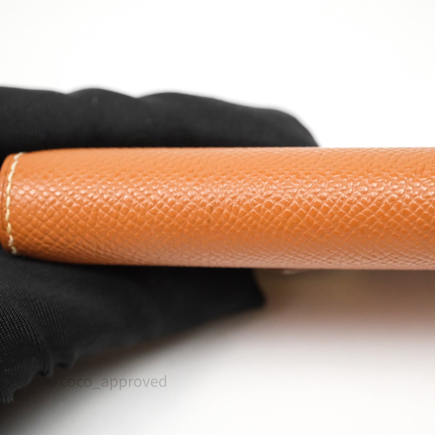 Hermes Bearn Mini Wallet Gold Epsom Gold Hardware