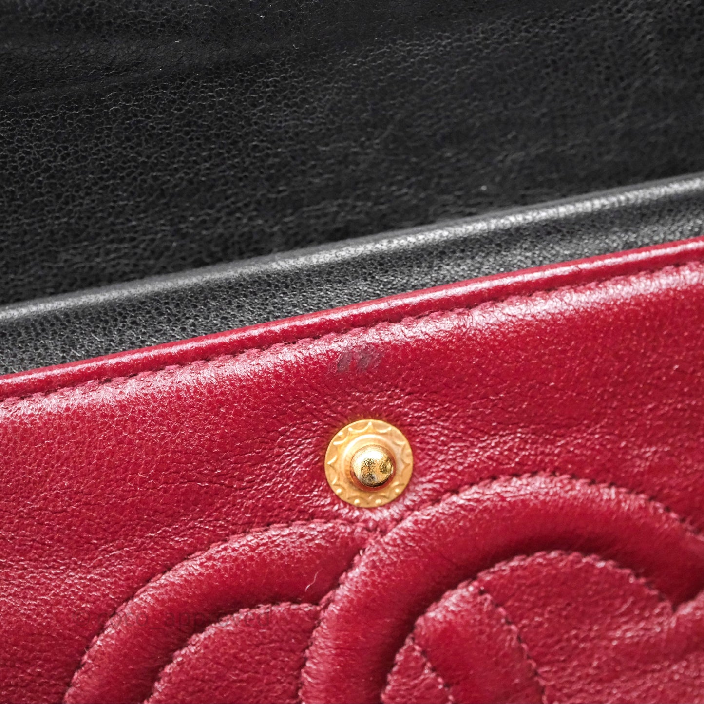 Chanel Classic Vintage Small Flap Black Lambskin 24K Gold Hardware