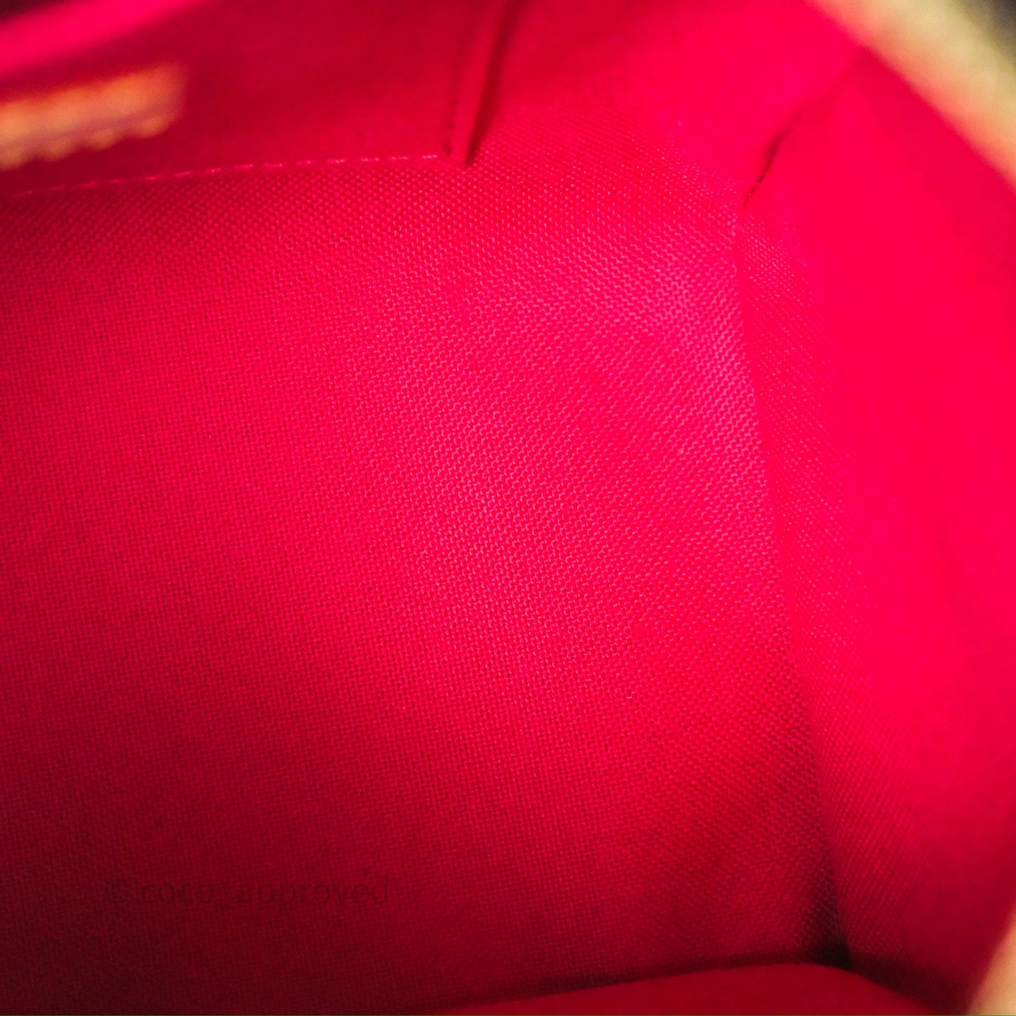 LV x TM Speedy Bandoulière 20 Monogram Cherry Coated Canvas