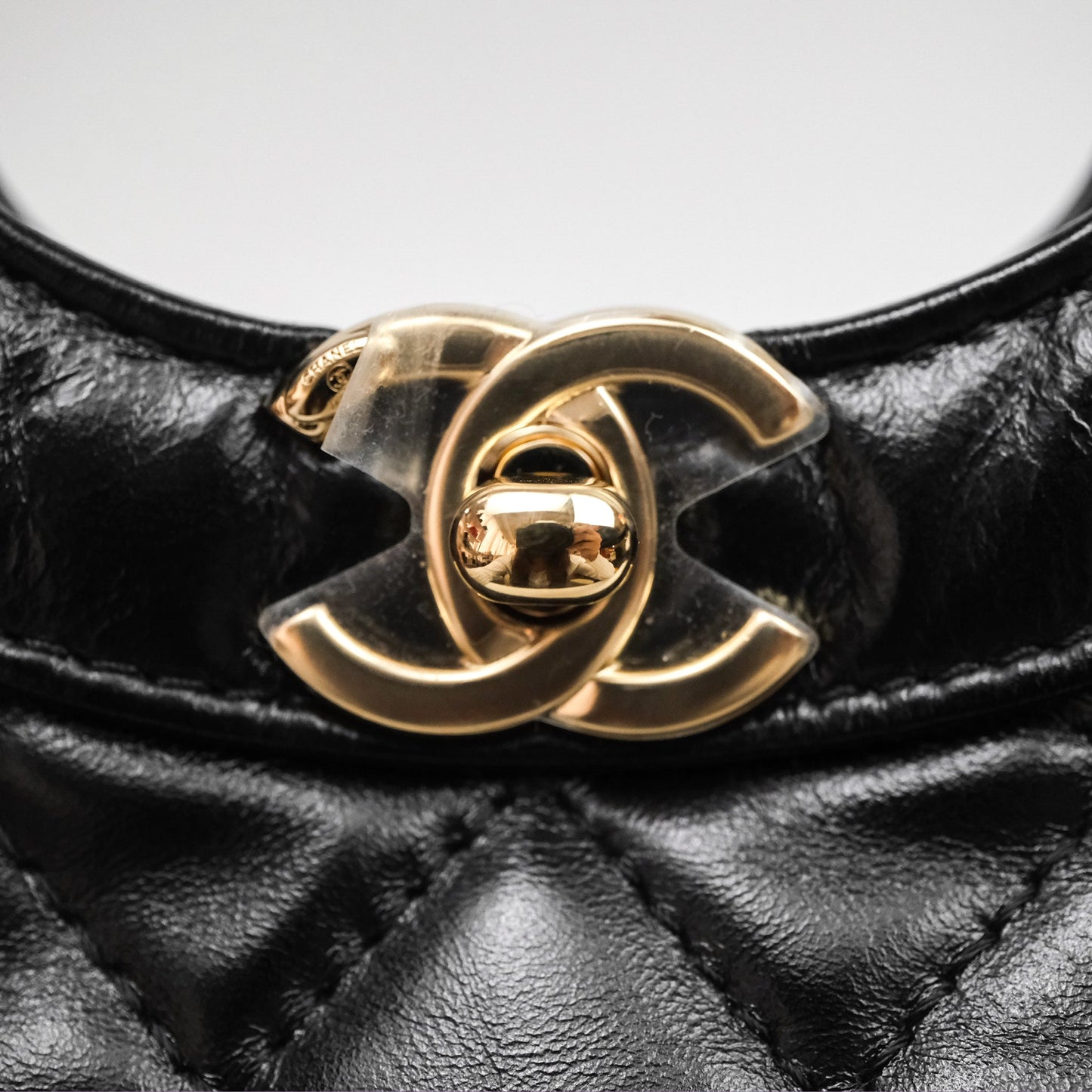 Chanel 31 Mini Black Shiny Lambskin Gold Hardware
