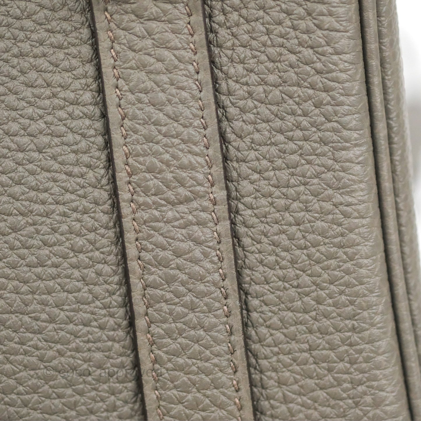 Hermes Birkin 25 Retourne Etain Togo Rose Gold Hardware