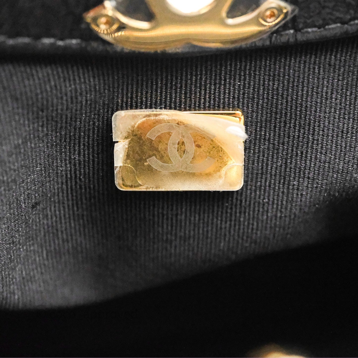 Chanel 31 Mini Black Shiny Lambskin Gold Hardware