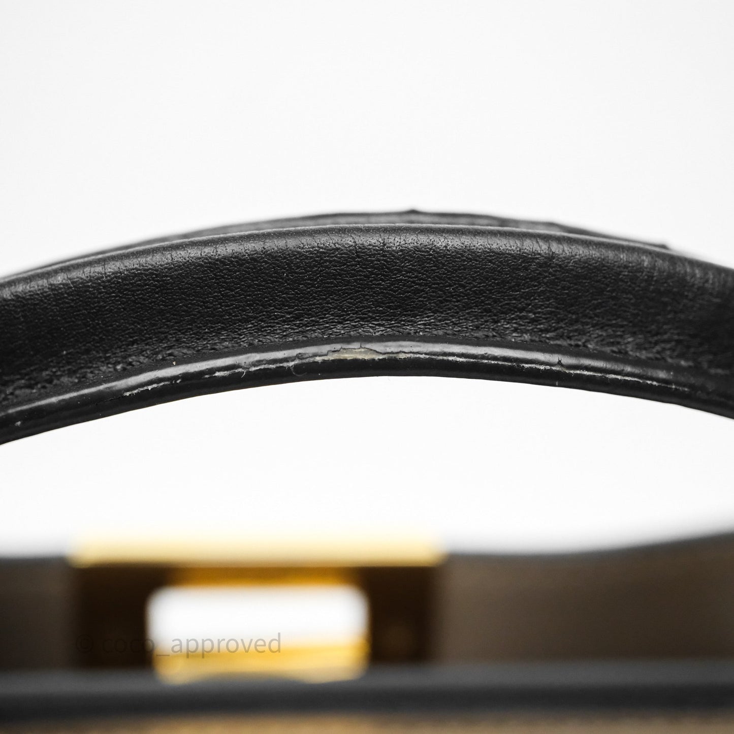 Fendi Peekaboo Essentially Bag in Black Calfskin