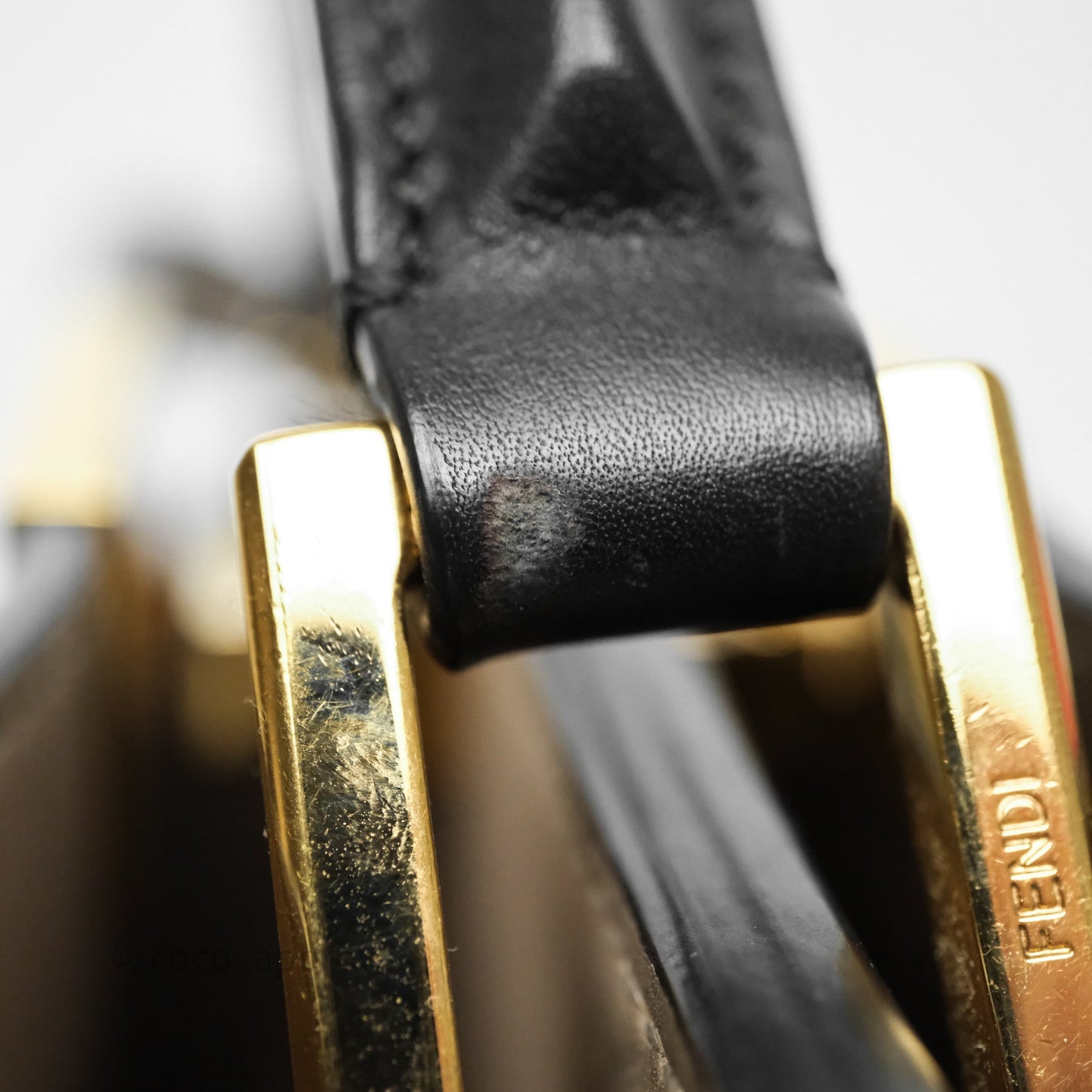 Fendi Peekaboo Essentially Bag in Black Calfskin