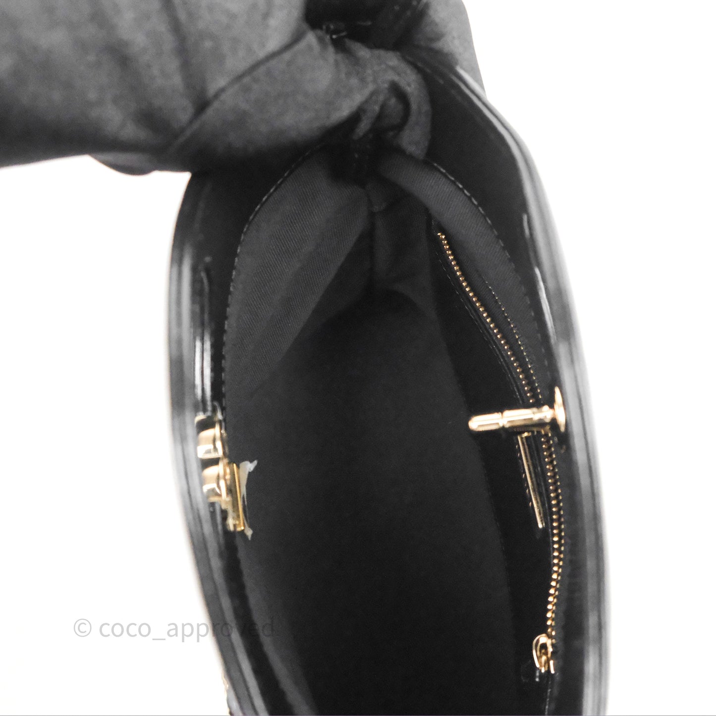 Chanel 31 Mini Black Shiny Lambskin Gold Hardware