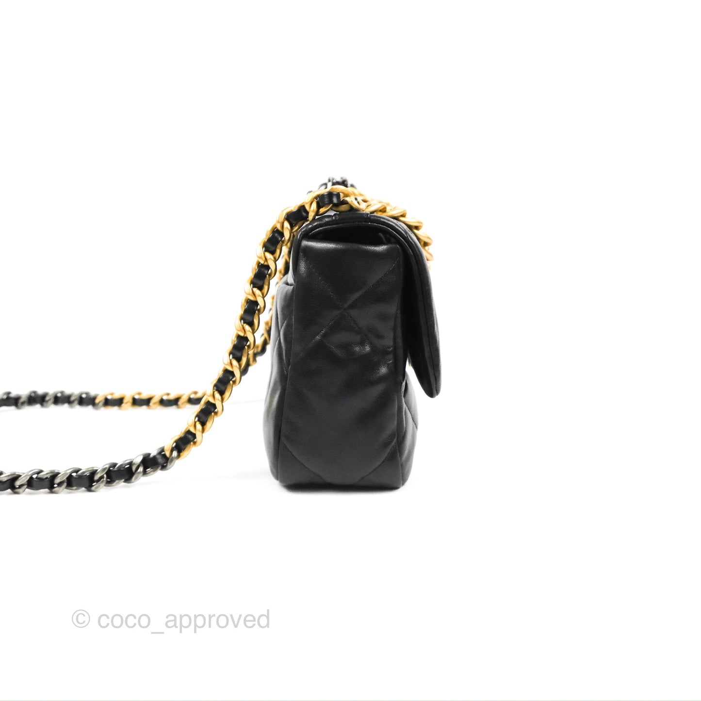 Chanel 19 Small Black Mixed Hardware