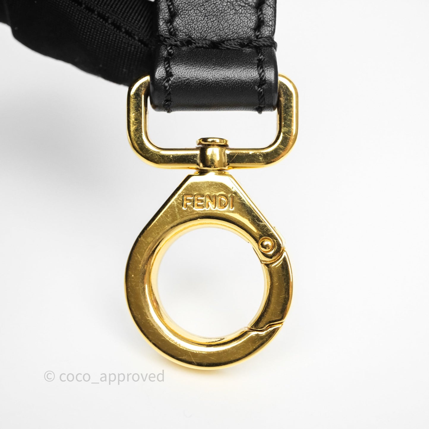 Fendi Peekaboo Essentially Bag in Black Calfskin