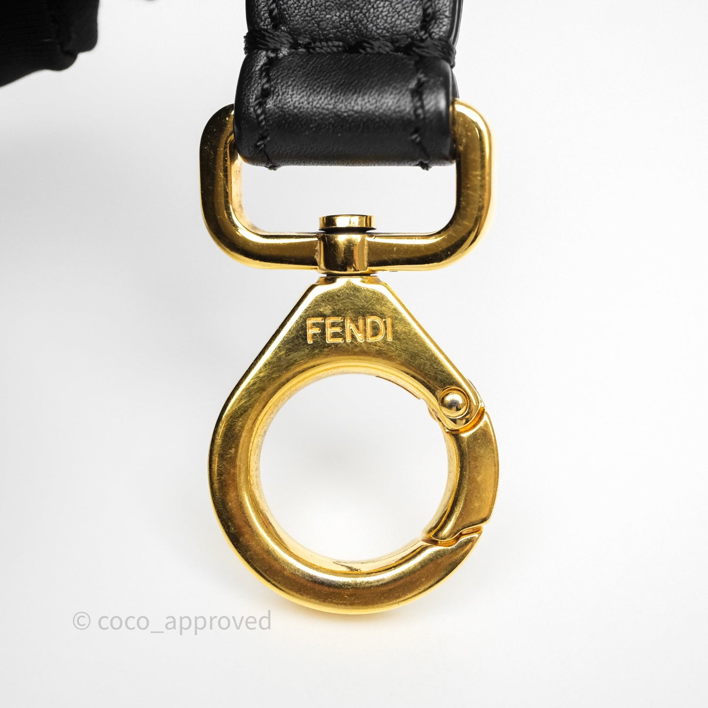 Fendi Peekaboo Essentially Bag in Black Calfskin