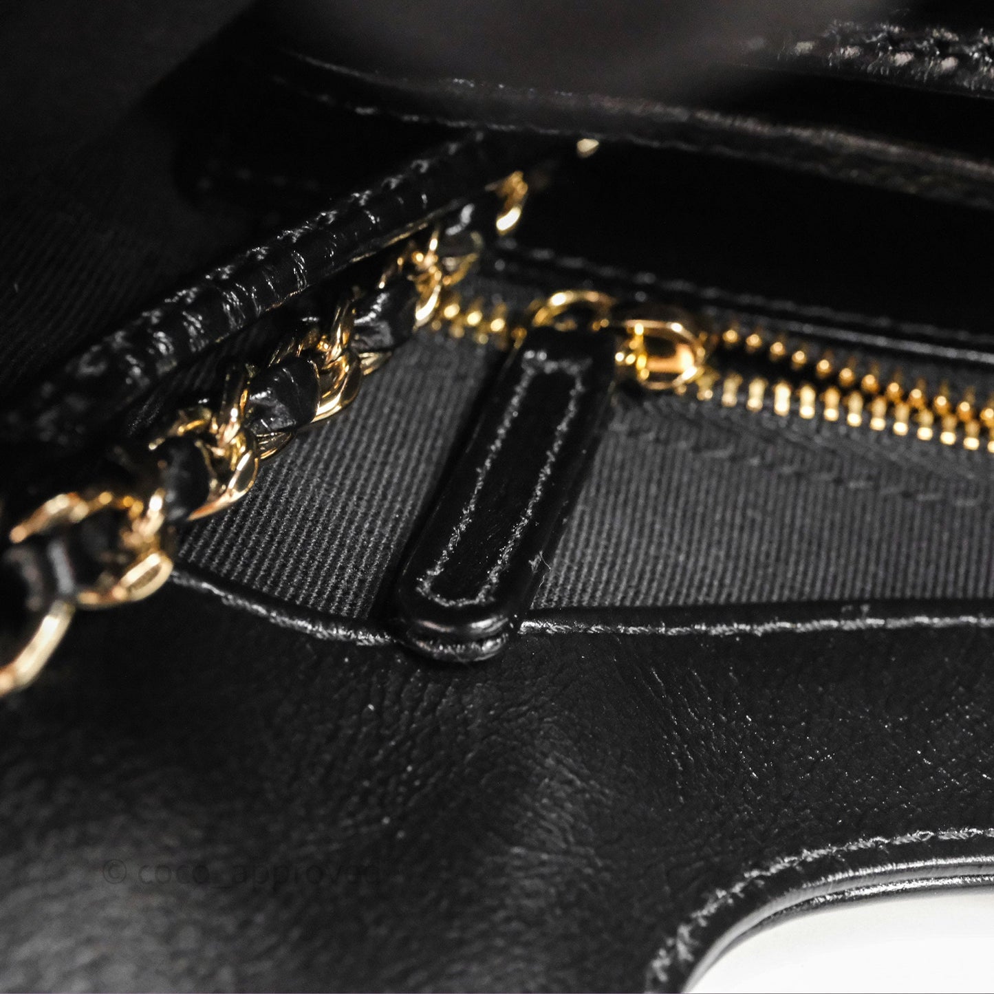 Chanel 31 Mini Black Shiny Lambskin Gold Hardware