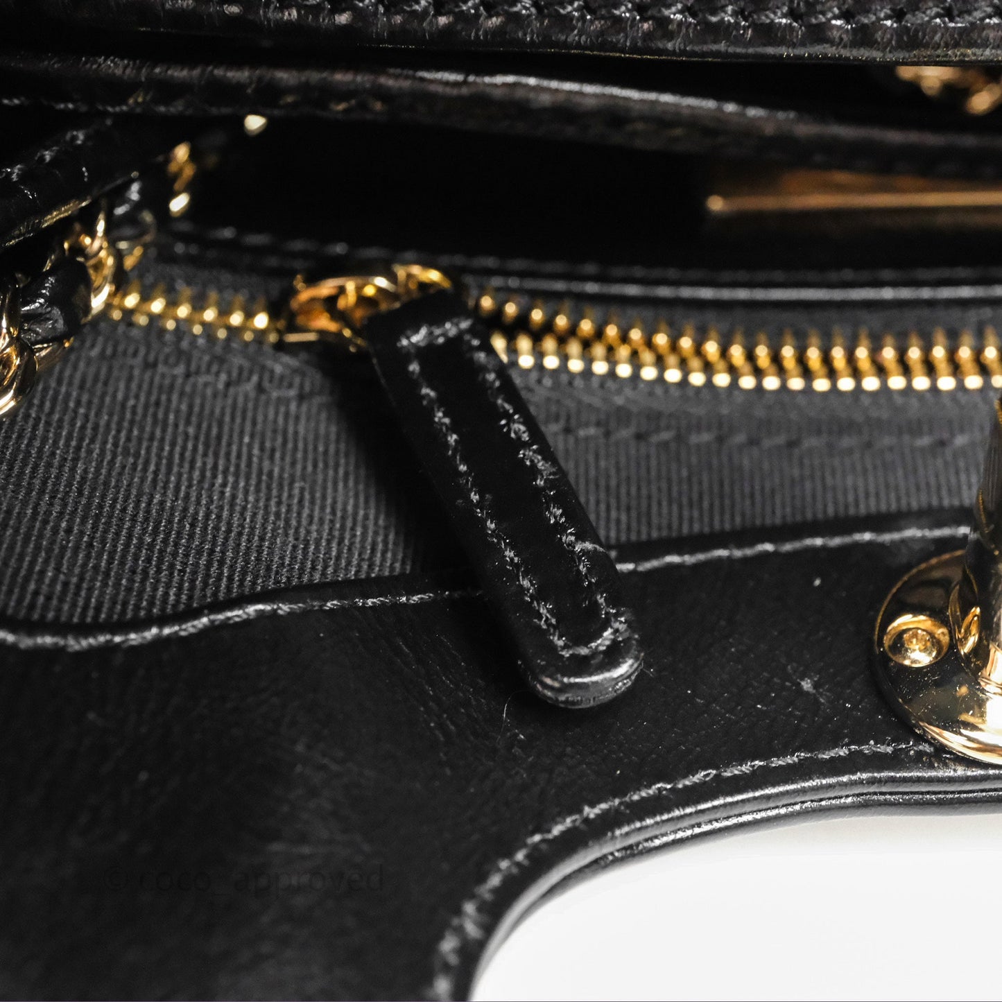 Chanel 31 Mini Black Shiny Lambskin Gold Hardware