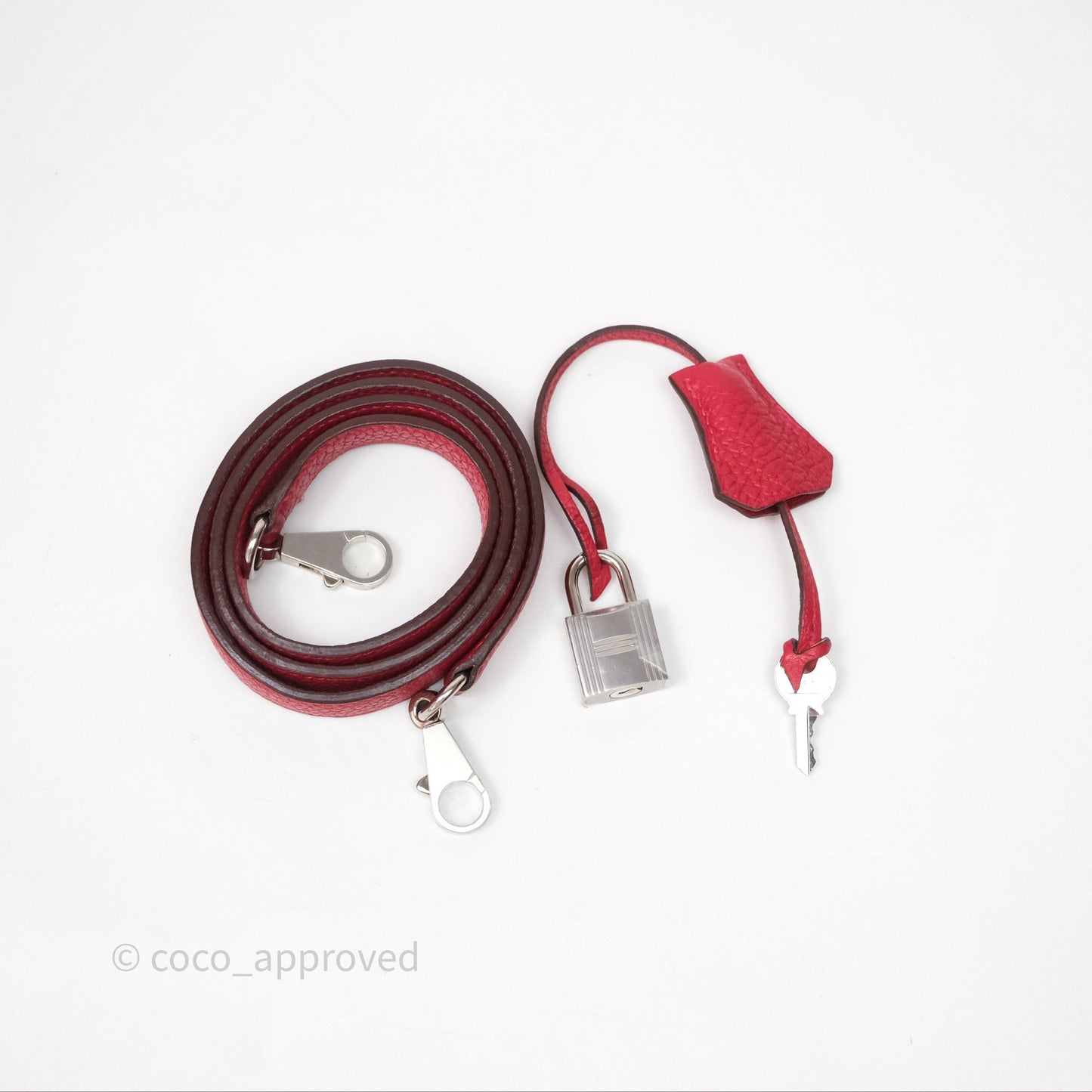 Hermes Kelly 28 Red Palladium Hardware