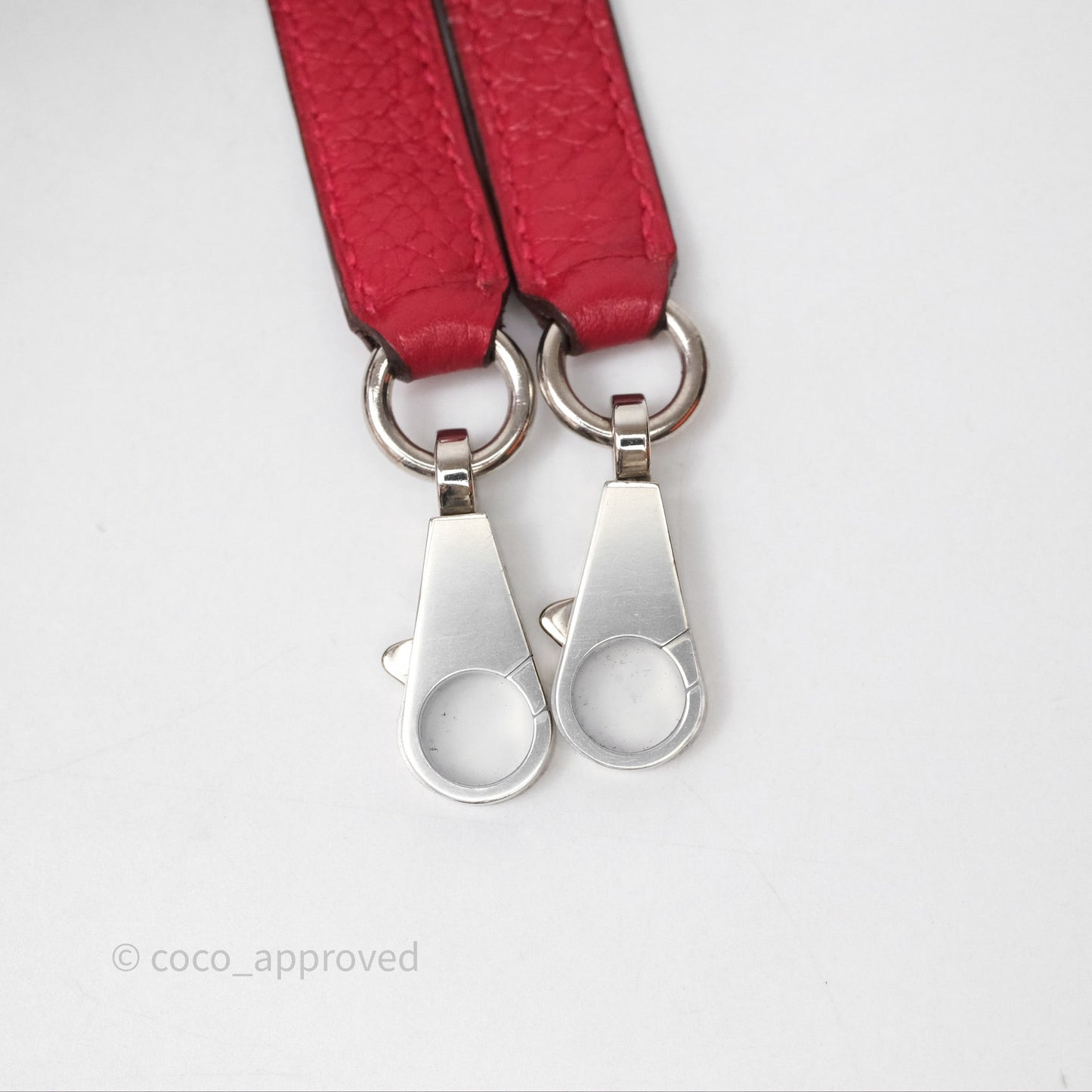 Hermes Kelly 28 Red Palladium Hardware
