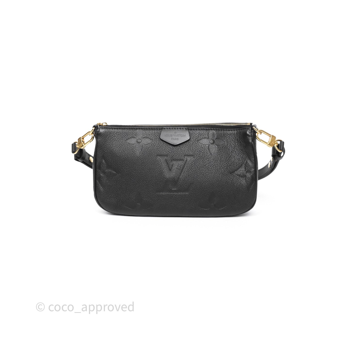 Louis Vuitton Multi Pochette Accessories Monogram Empreinte Black