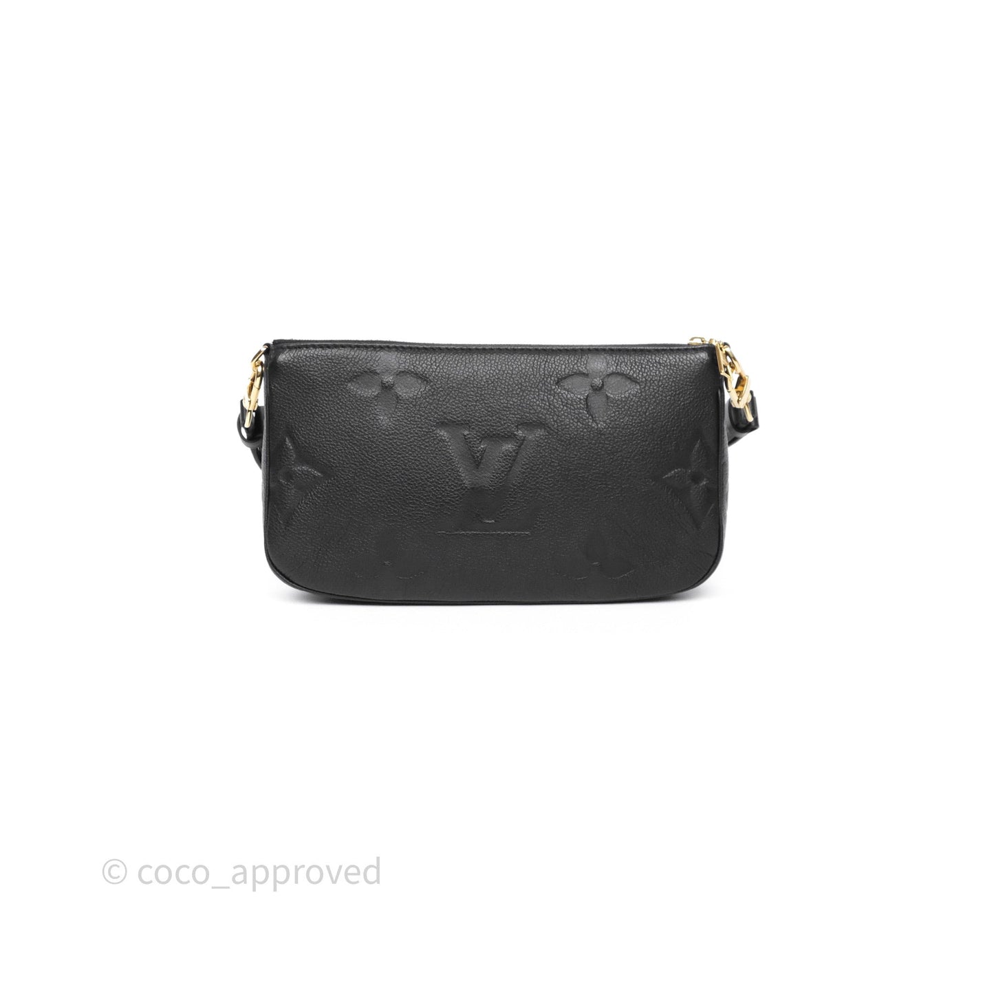 Louis Vuitton Multi Pochette Accessories Monogram Empreinte Black