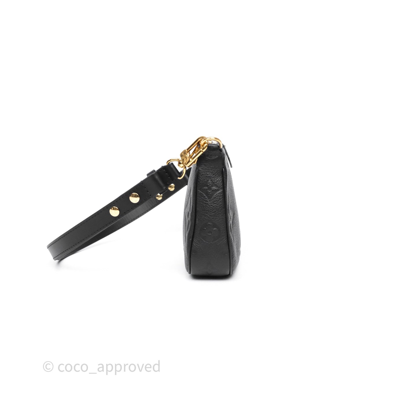 Louis Vuitton Multi Pochette Accessories Monogram Empreinte Black