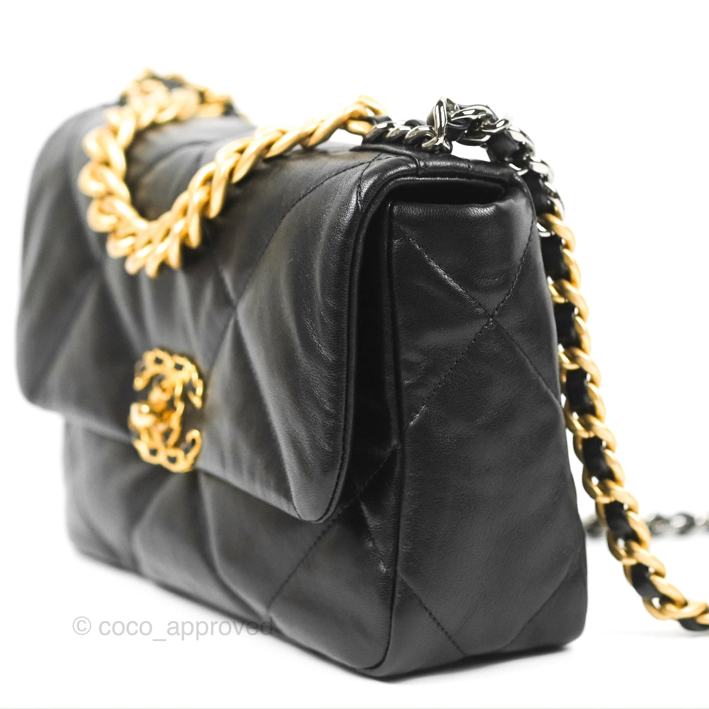 Chanel 19 Small Black Mixed Hardware