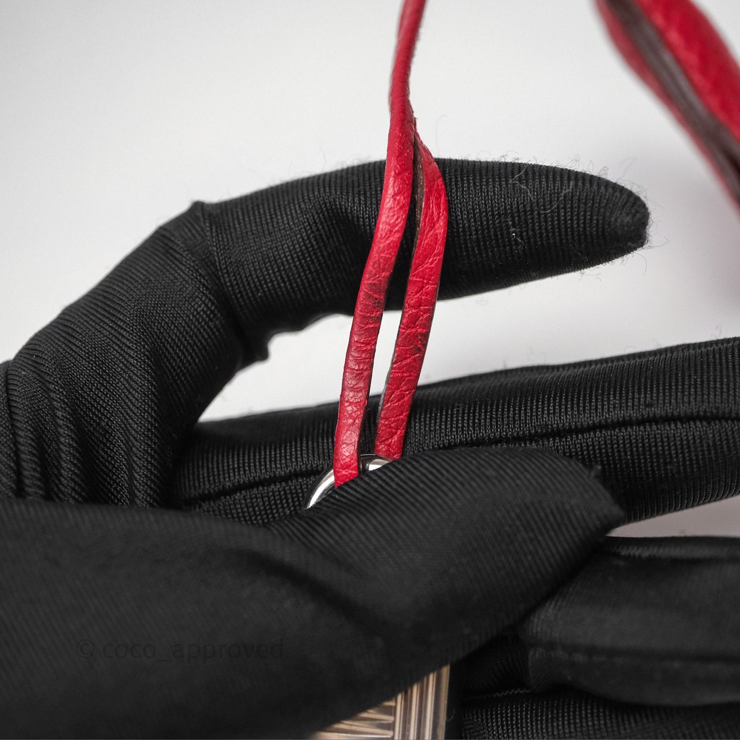 Hermes Kelly 28 Red Palladium Hardware