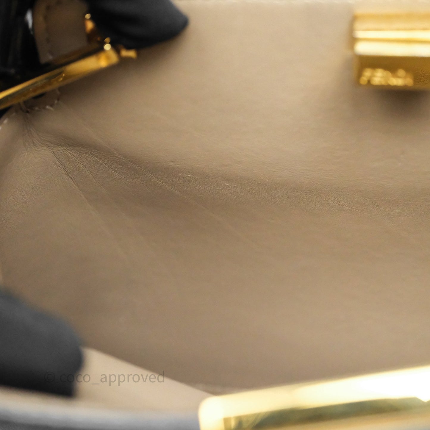 Fendi Peekaboo Essentially Bag in Black Calfskin