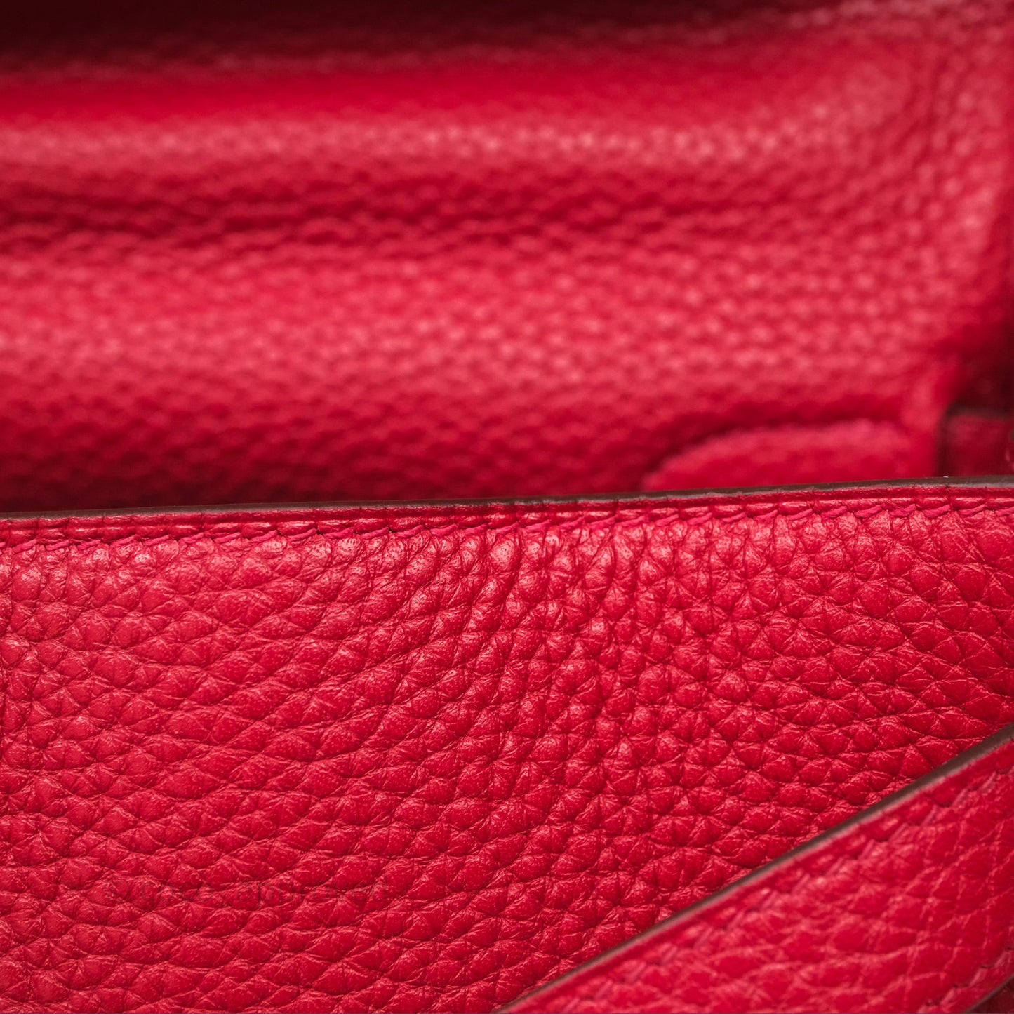Hermes Kelly 28 Red Palladium Hardware