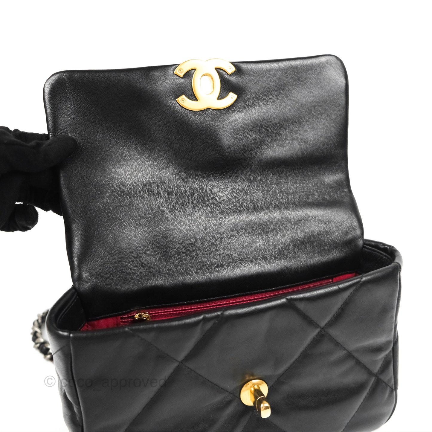 Chanel 19 Small Black Mixed Hardware