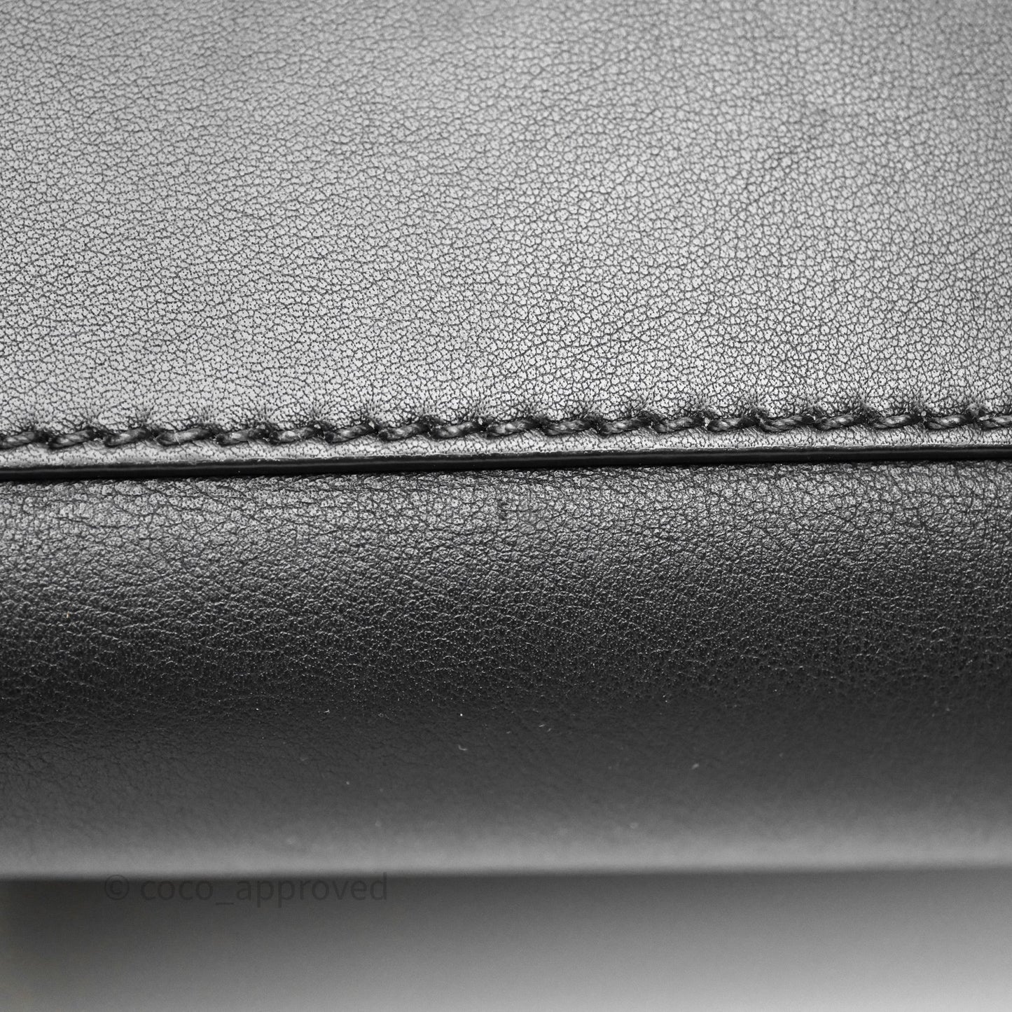 Fendi Peekaboo Essentially Bag in Black Calfskin