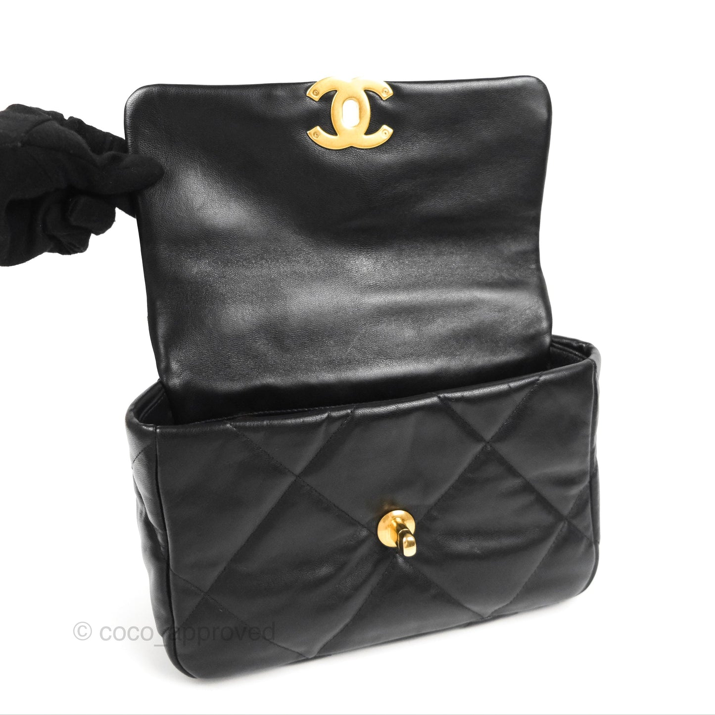 Chanel 19 Small Black Mixed Hardware